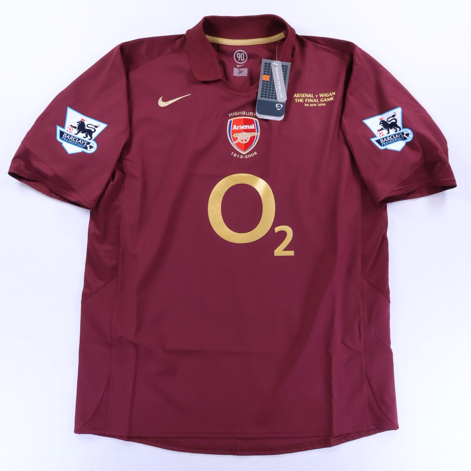 Arsenal Henry #14 2005/06 Home Shirt - XL- BACK