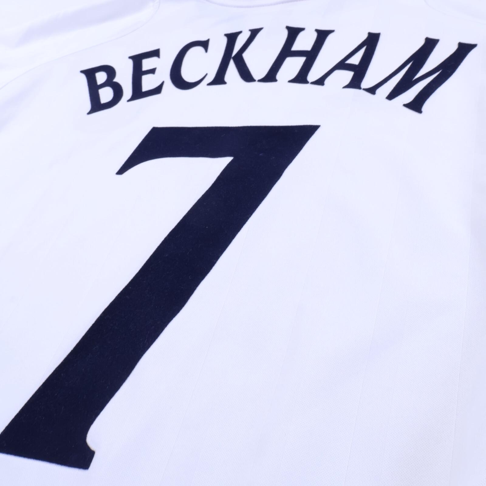 England Beckham #7 2001/03 Home Shirt - XL