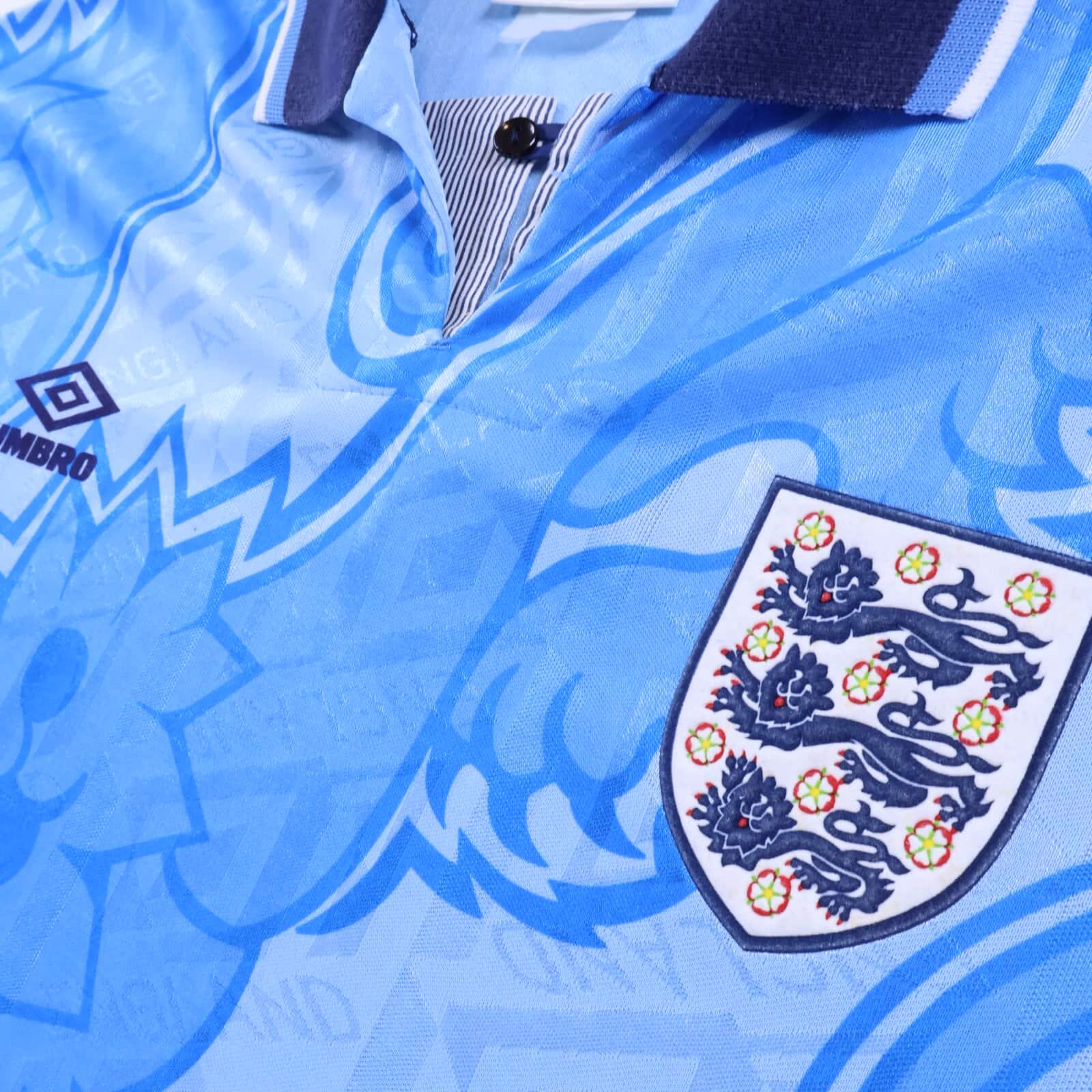 England 1992/93 Third Shirt - XL- BACK