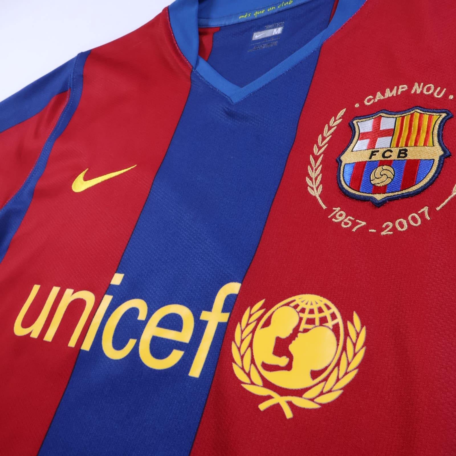 Barcelona Messi #19 2007/08 Home Shirt - M