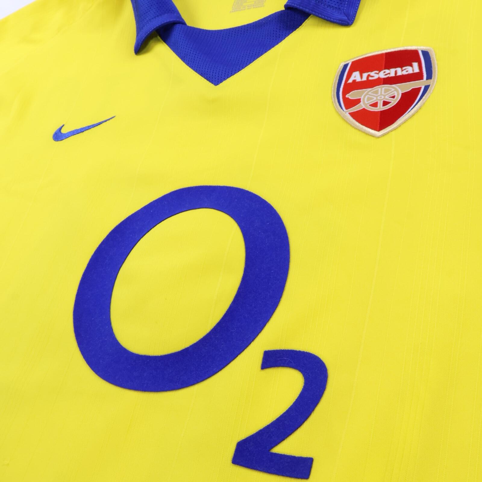 Arsenal Gilberto #19 2003/04 Away Shirt - L