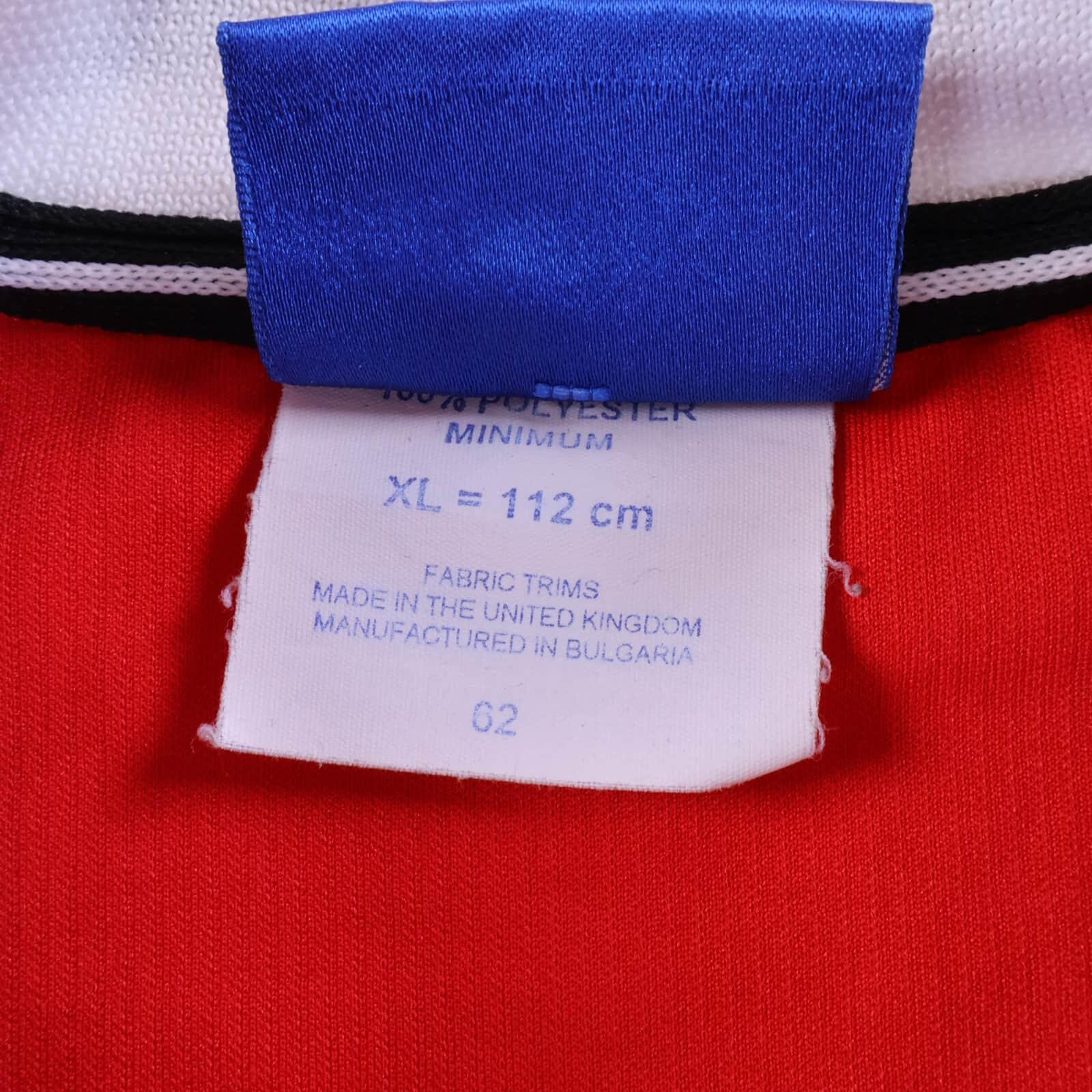 Manchester United Beckham #7 1998/00 Home Shirt - Long Sleeve - XL- TAGS