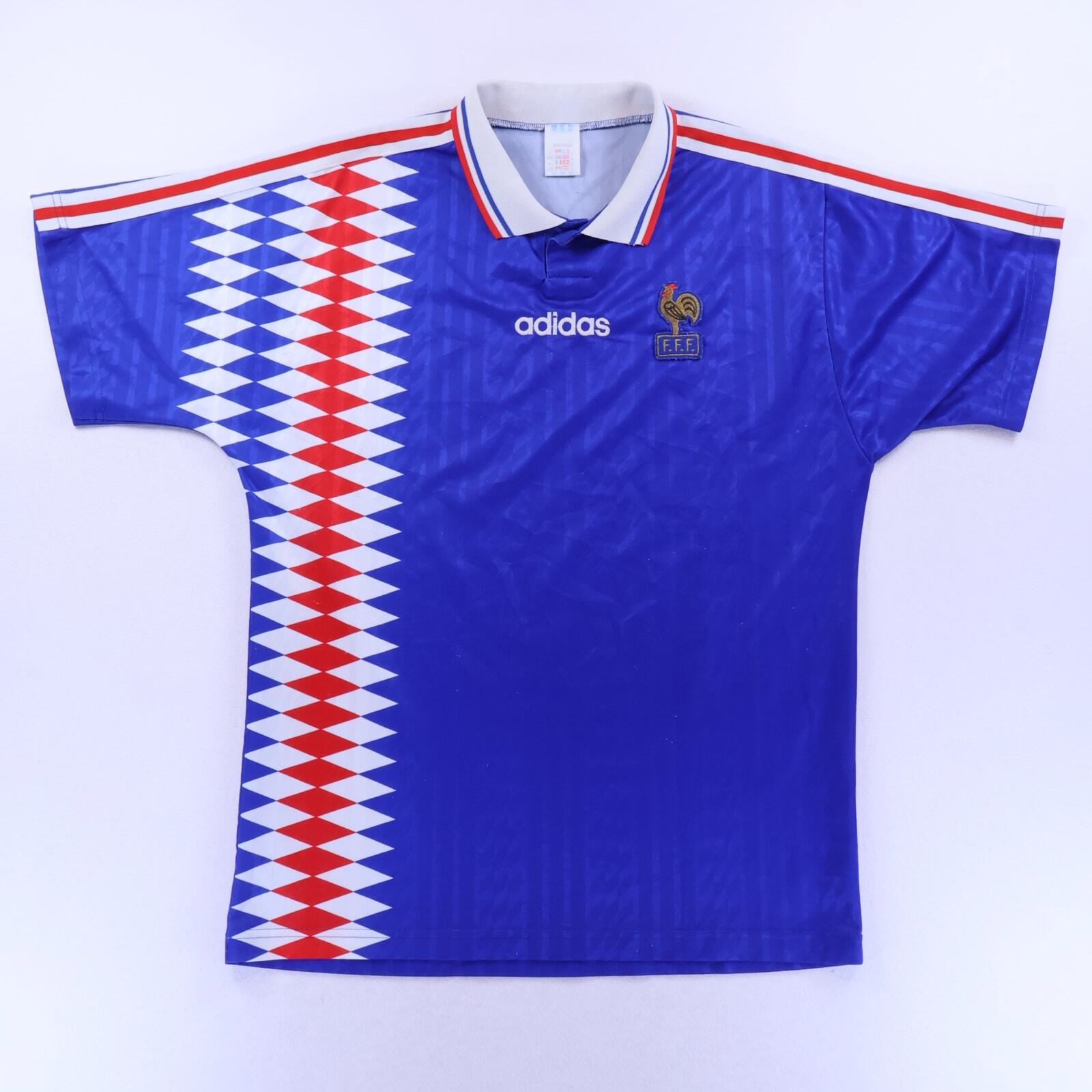 France 1994/96 Home Shirt - L- FRONT