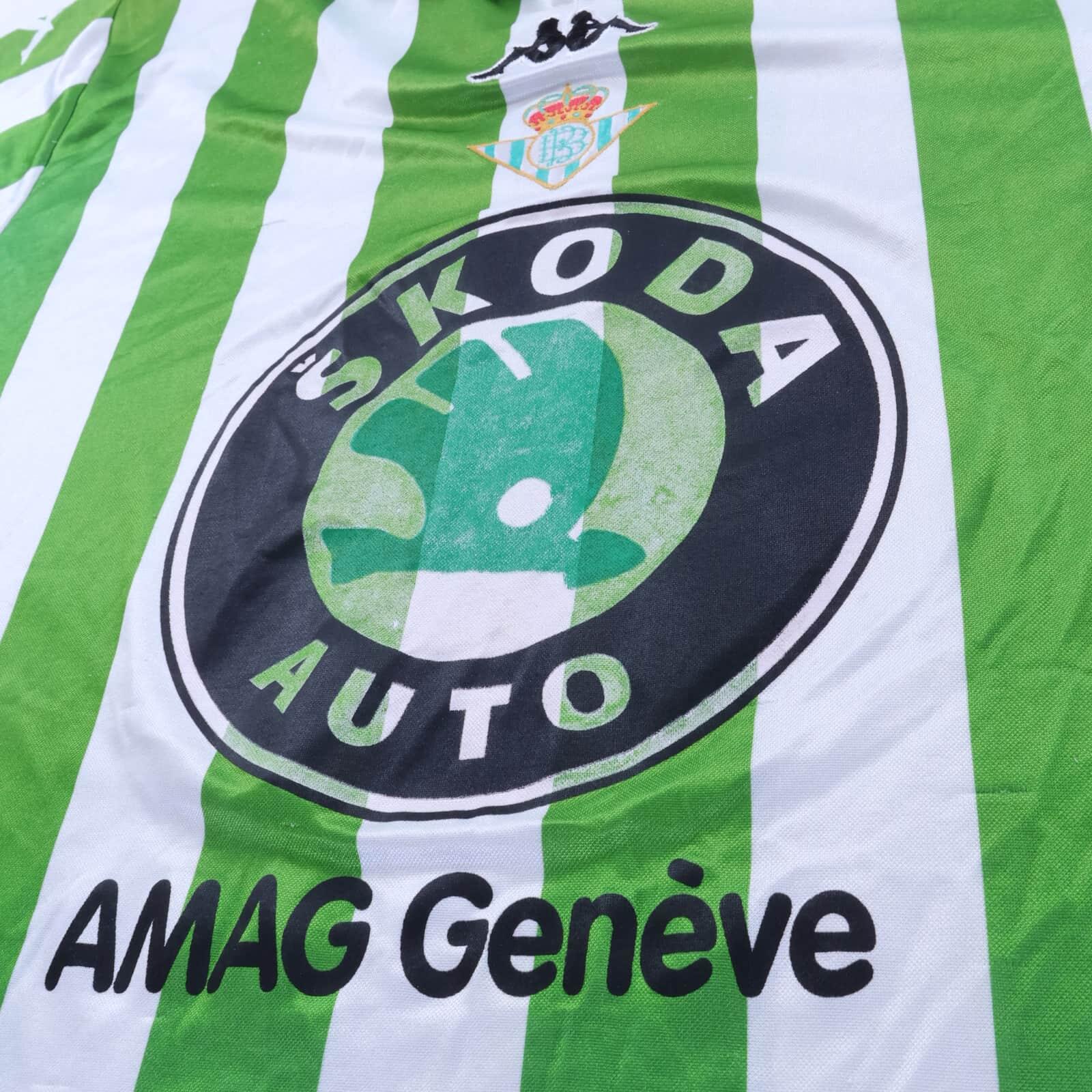 Real Betis #3 2000/01 Home Shirt - XL- BACK