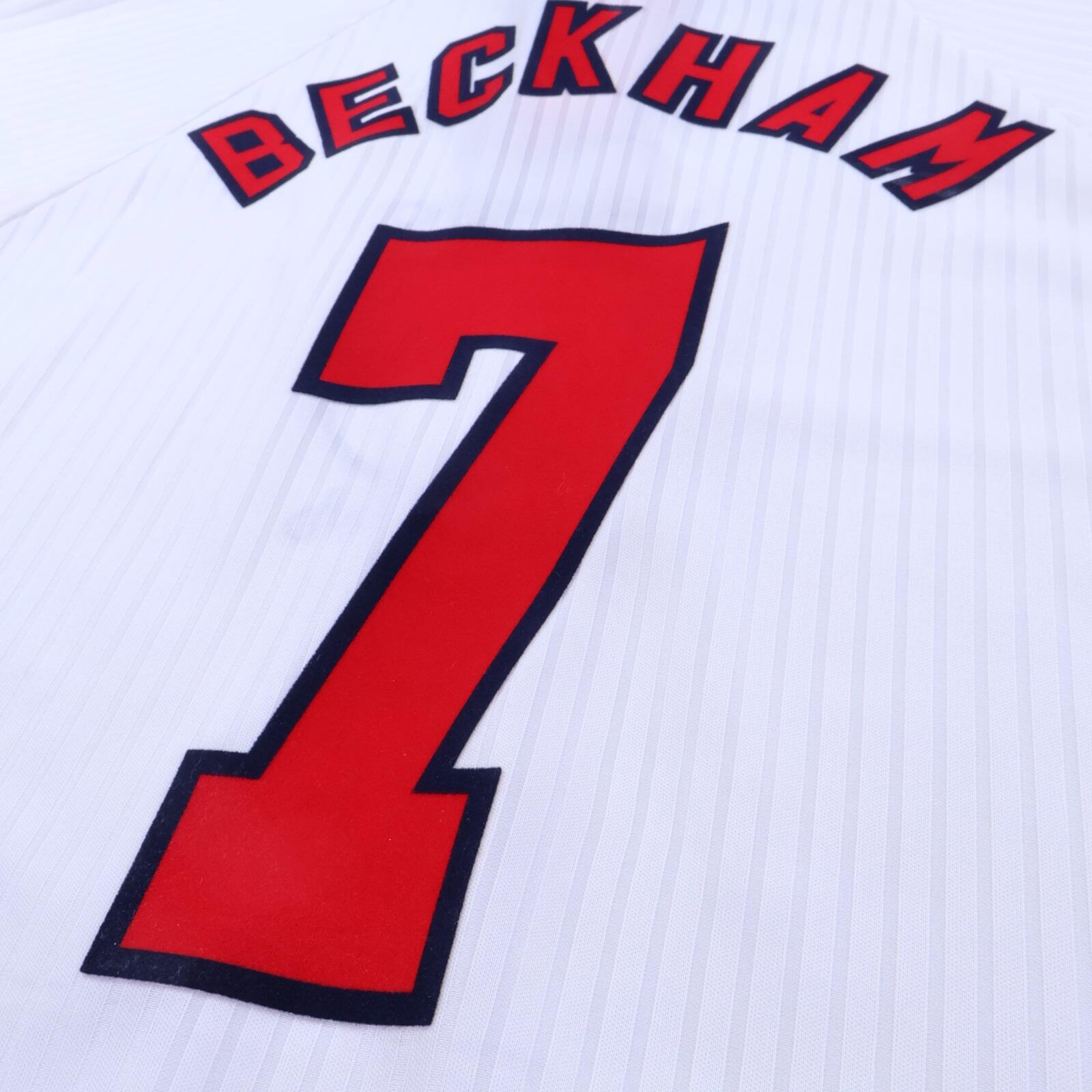 England Beckham #7 1997/98 Home Shirt - XL- TAGS