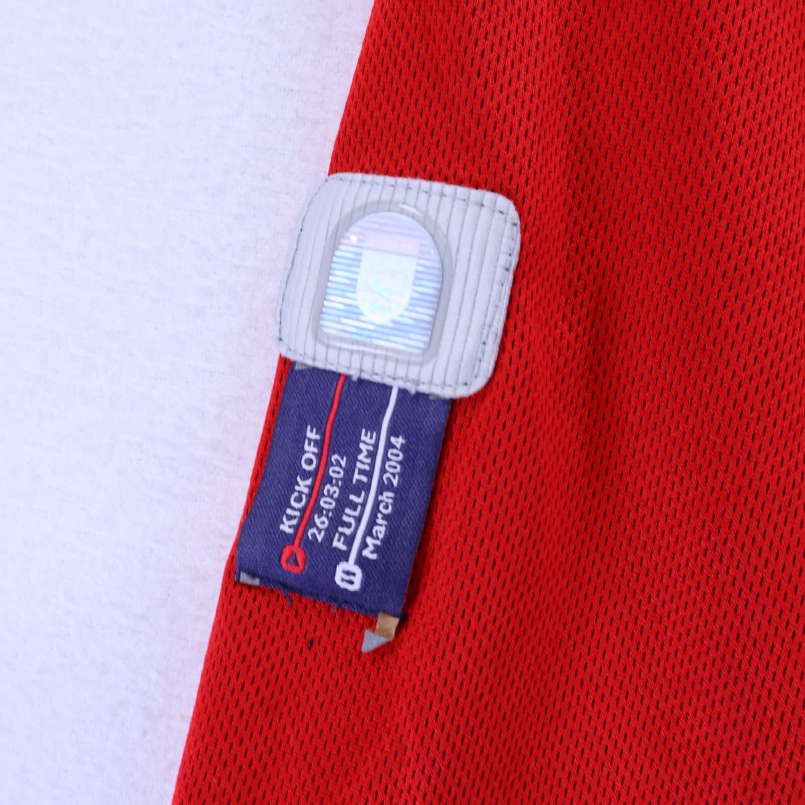 England Gerrard #4 2002/04 Away Shirt - Reversible - XL