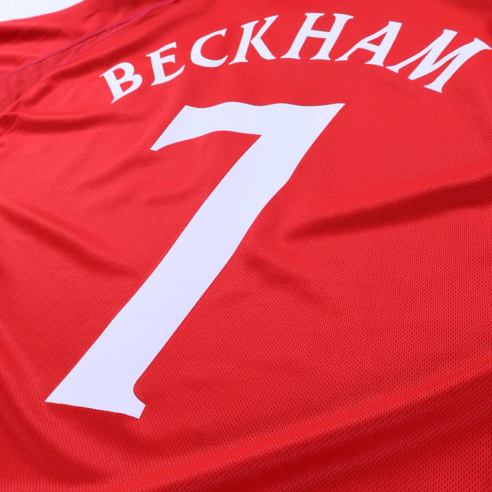 England Beckham #7 2002/04 Away Shirt - Reversible - XL