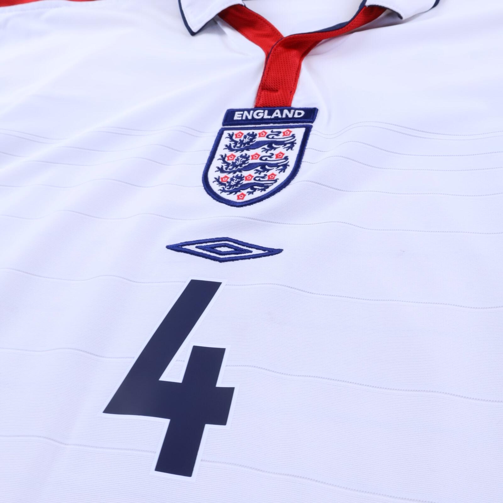 England Gerrard #4 2003/05 Home Shirt - Reversible - 2XL