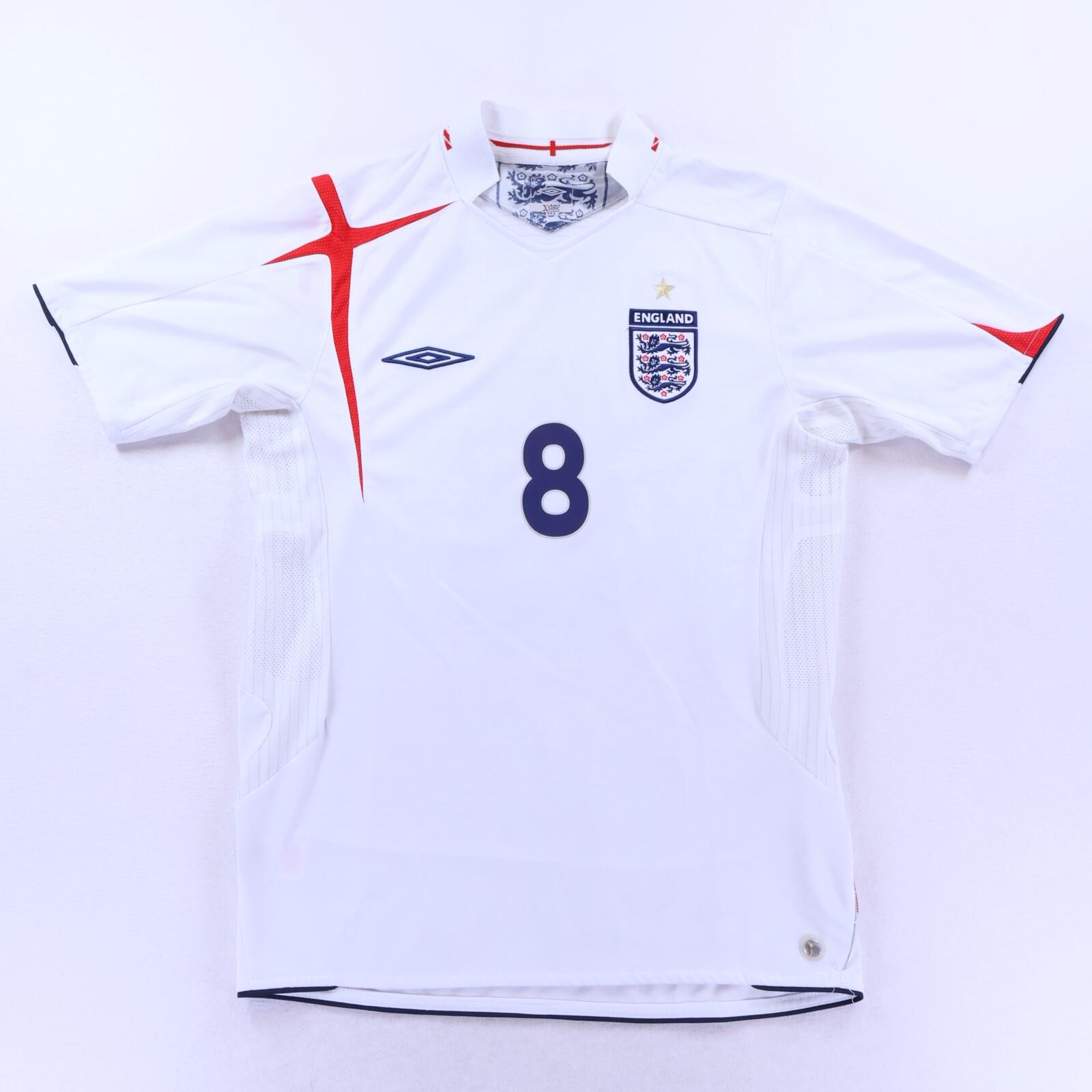 England Lampard #8 2005/07 Home Shirt - M- BACK