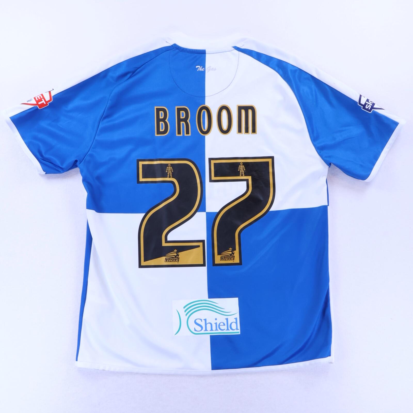 Bristol Rovers Broom #27 2015/16 Home Shirt - M