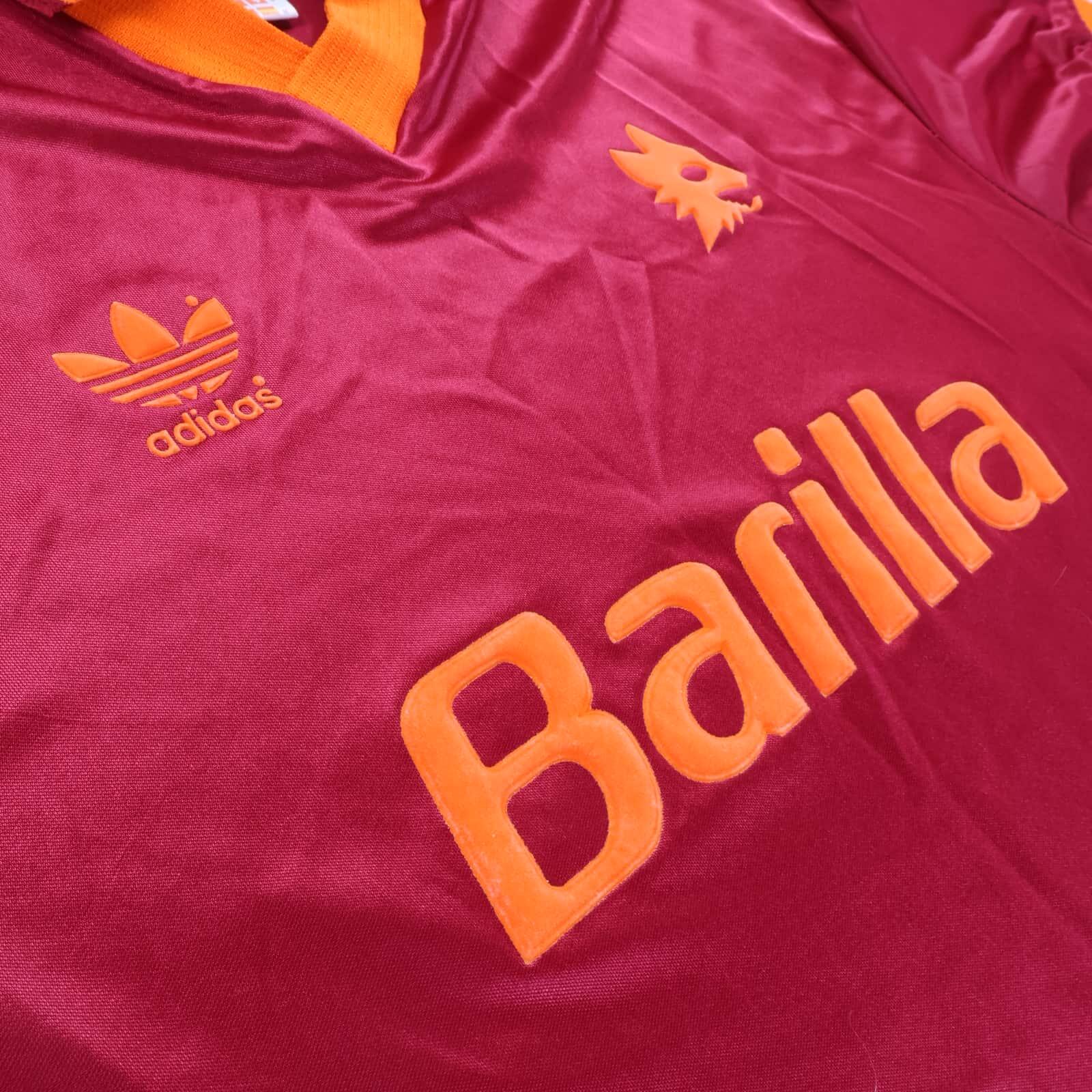 As Roma 1992/93 Home Shirt - M