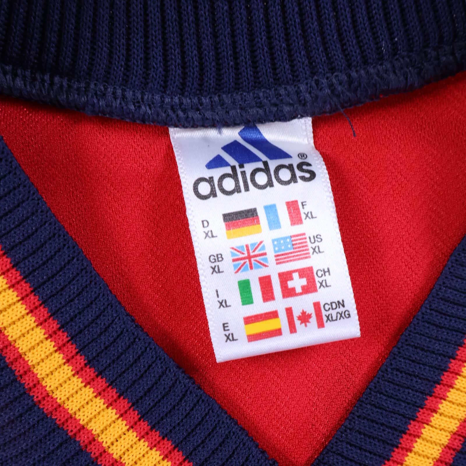 Spain Raul #10 1998/99 Home Shirt - XL
