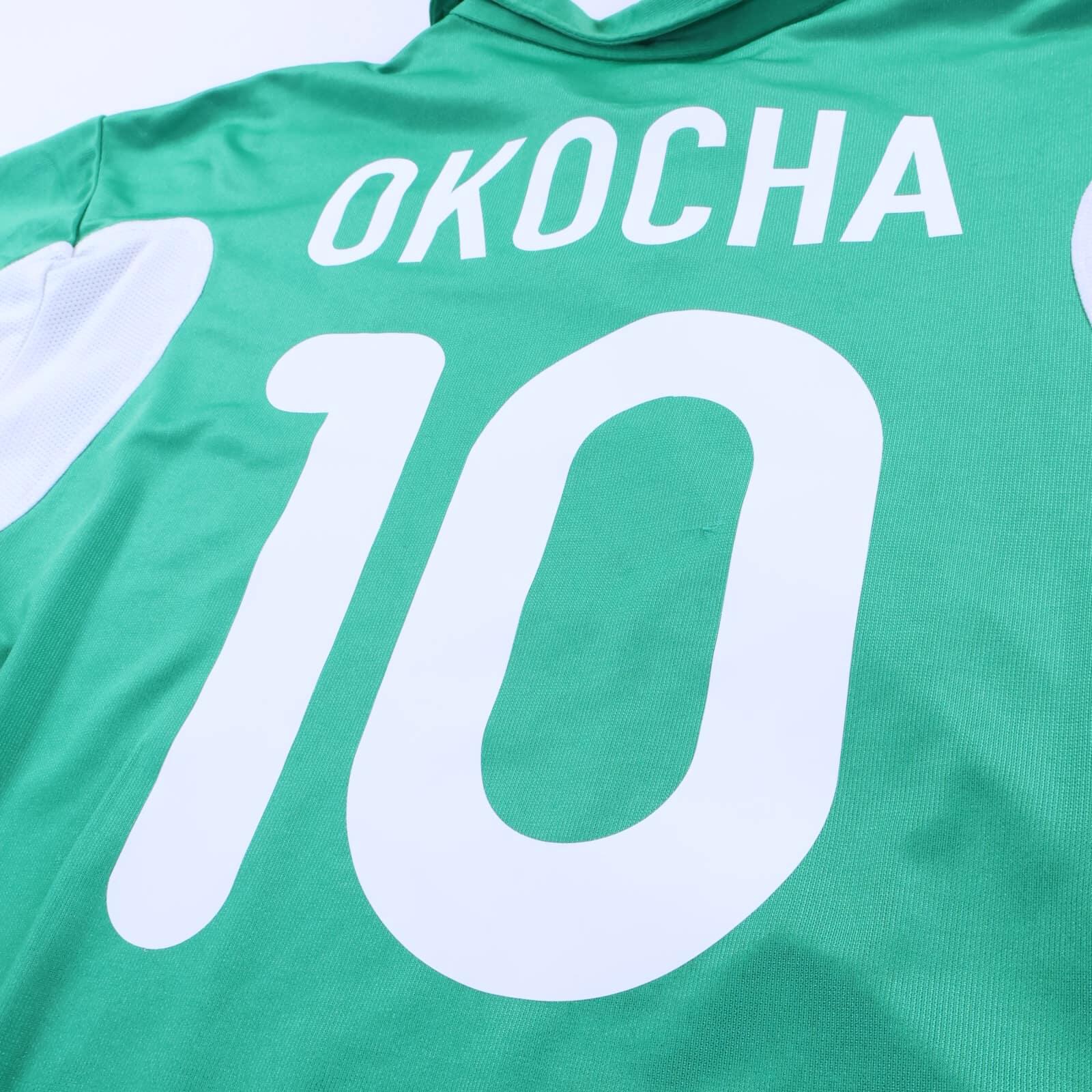 Nigeria Okocha #10 2000/01 Home Shirt - L