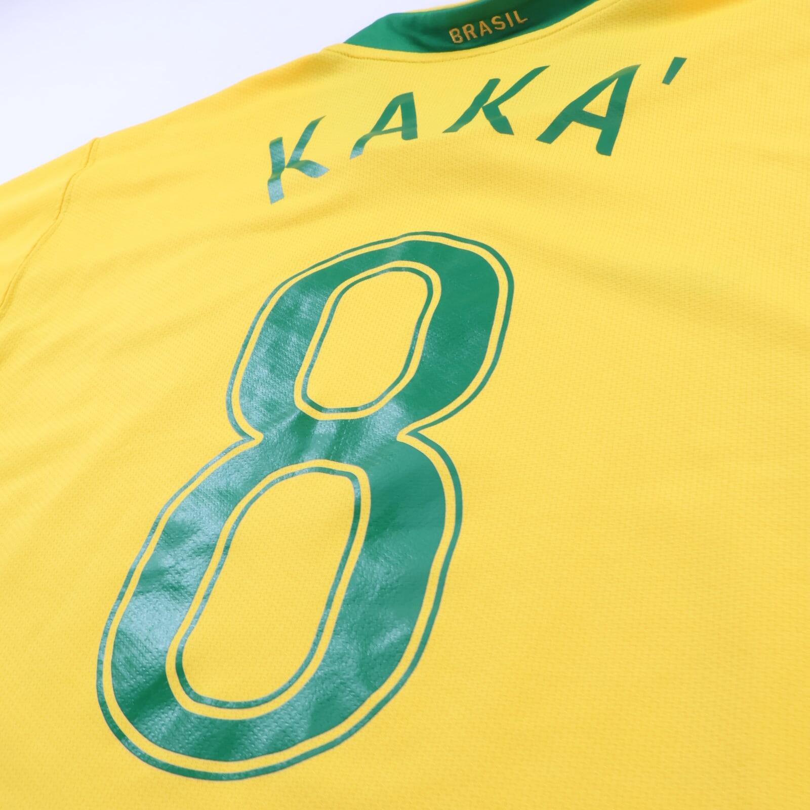 Brazil Kaka #8 2006/08 Home Shirt - L