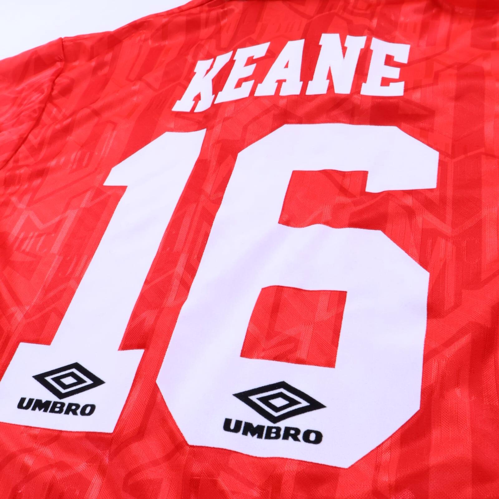Manchester United Keane #16 1992/94 Home Shirt - XL