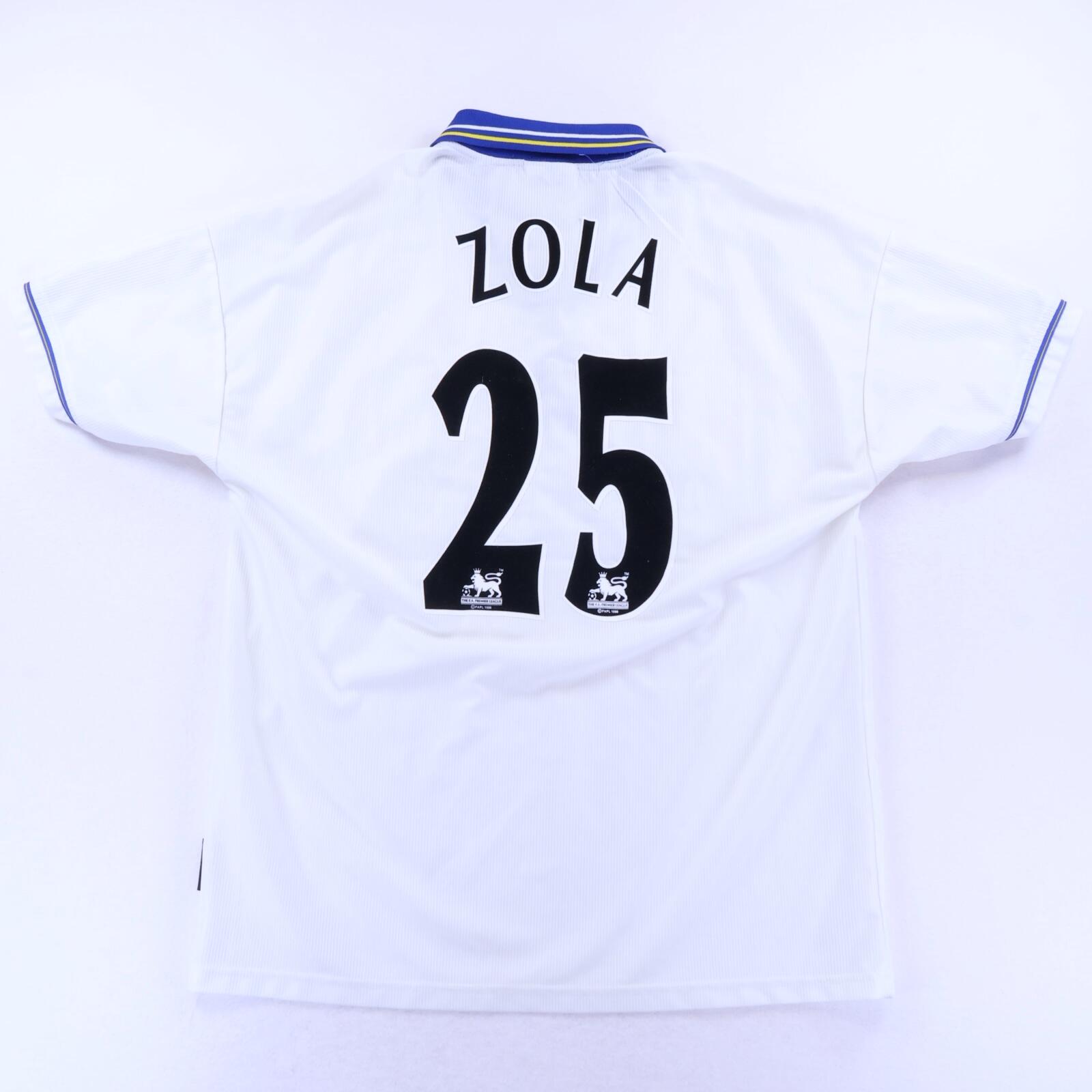 Chelsea Zola #25 1998/00 Away Shirt - XL