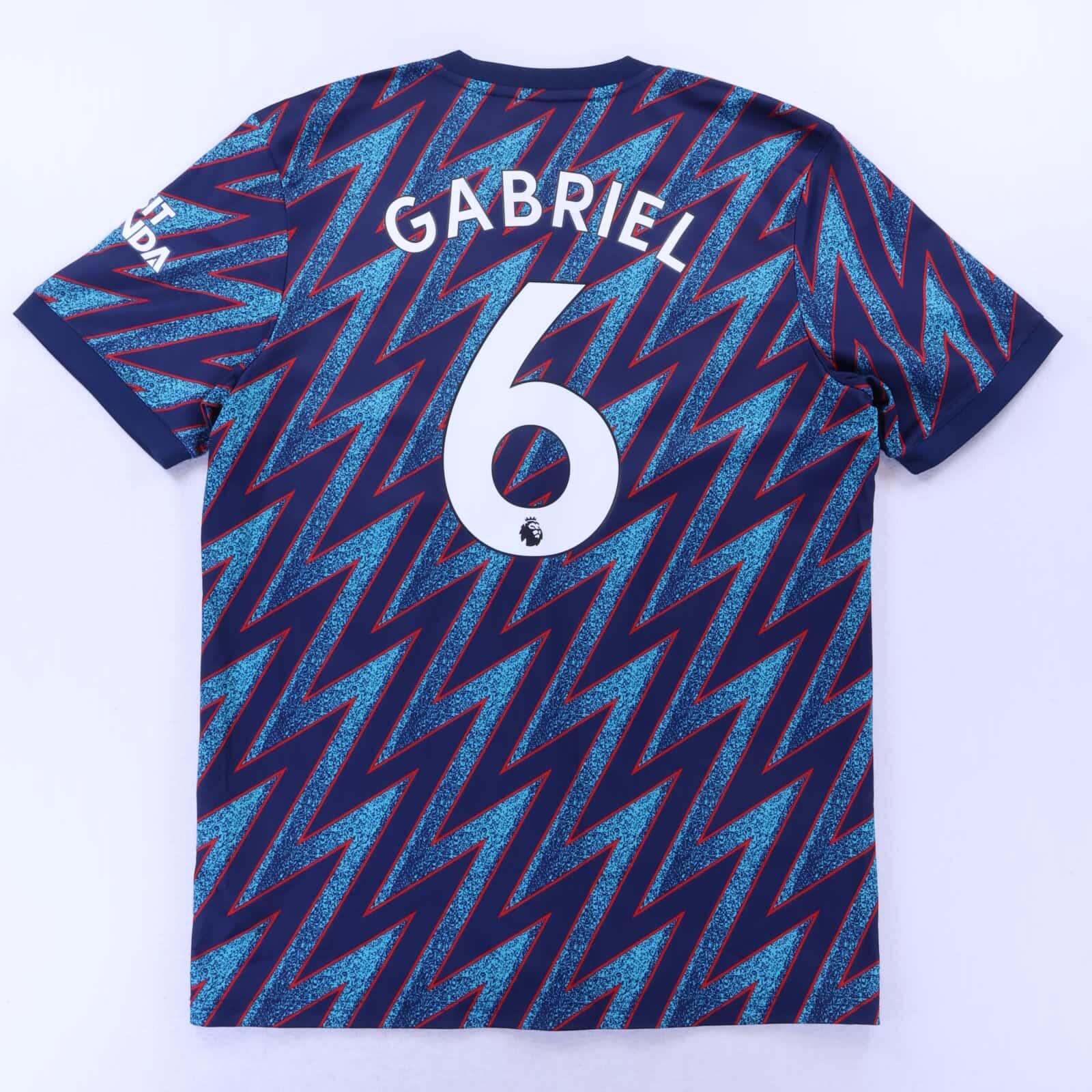 Arsenal Gabriel #6 2021/22 Third Shirt - L