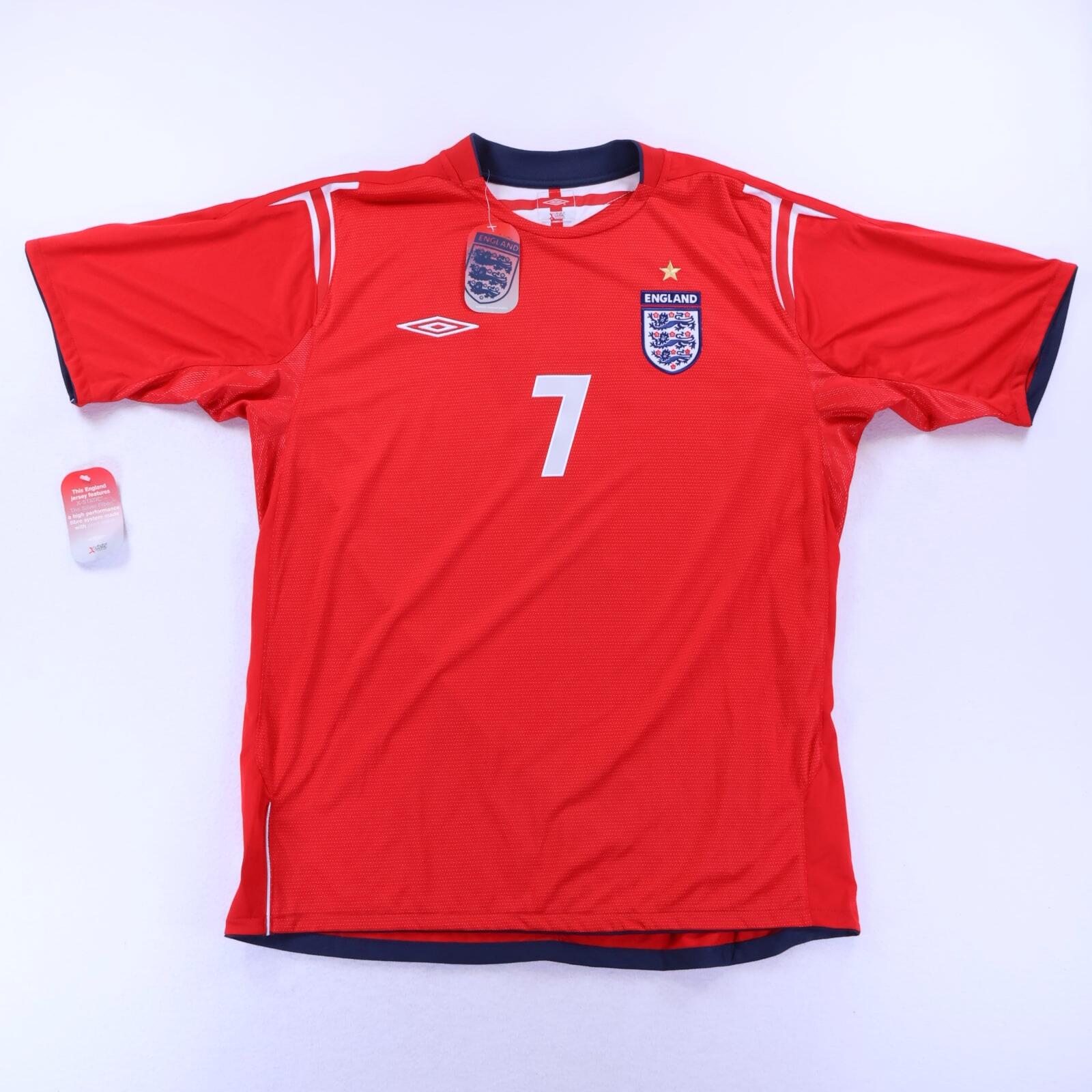 *NWT* England Beckham #7 2004/06 Away Shirt - XL
