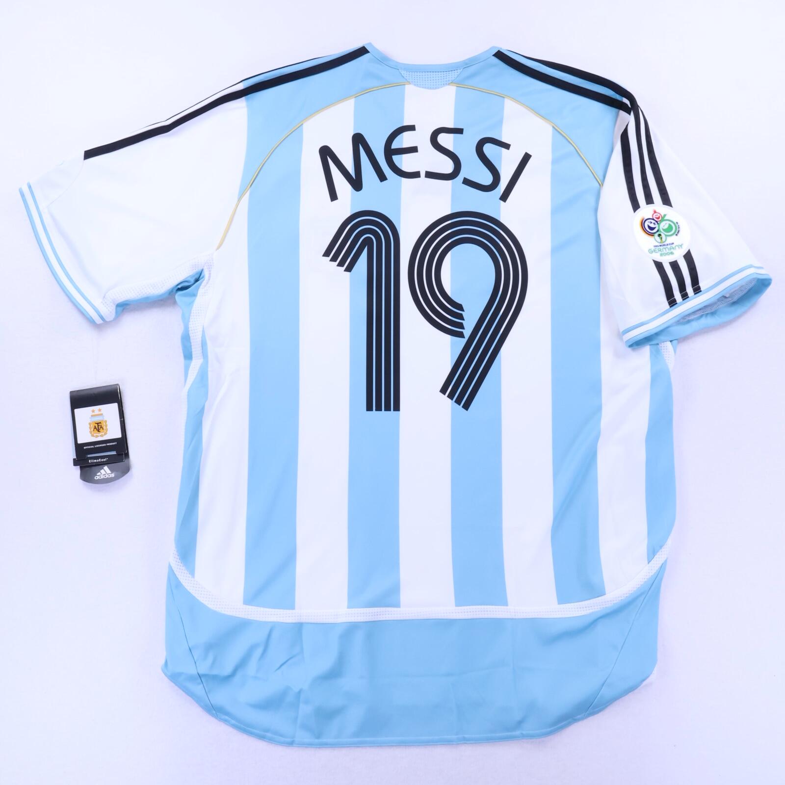 *NWT* Argentina Messi #19 2005/07 Home Shirt - XL