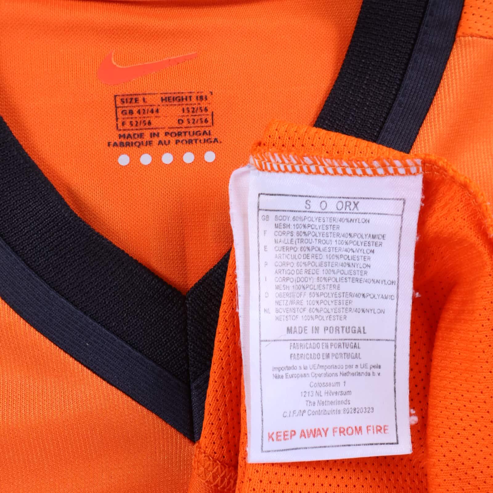 Netherlands Bergkamp #10 2000/02 Home Shirt - L