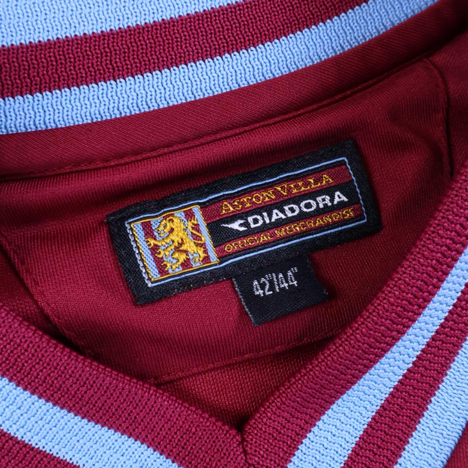 Aston Villa 2002/03 Home Shirt - Long Sleeve - L