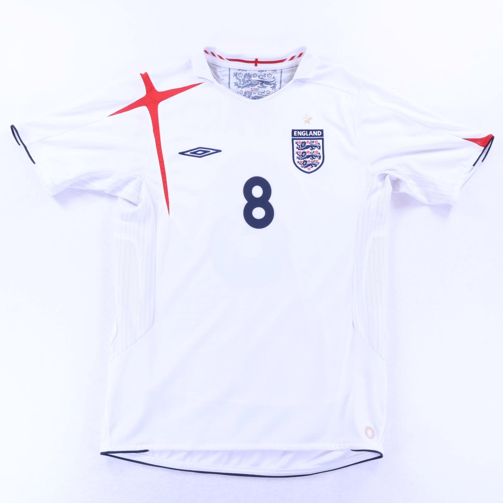 England Lampard #8 2005/07 Home Shirt - M
