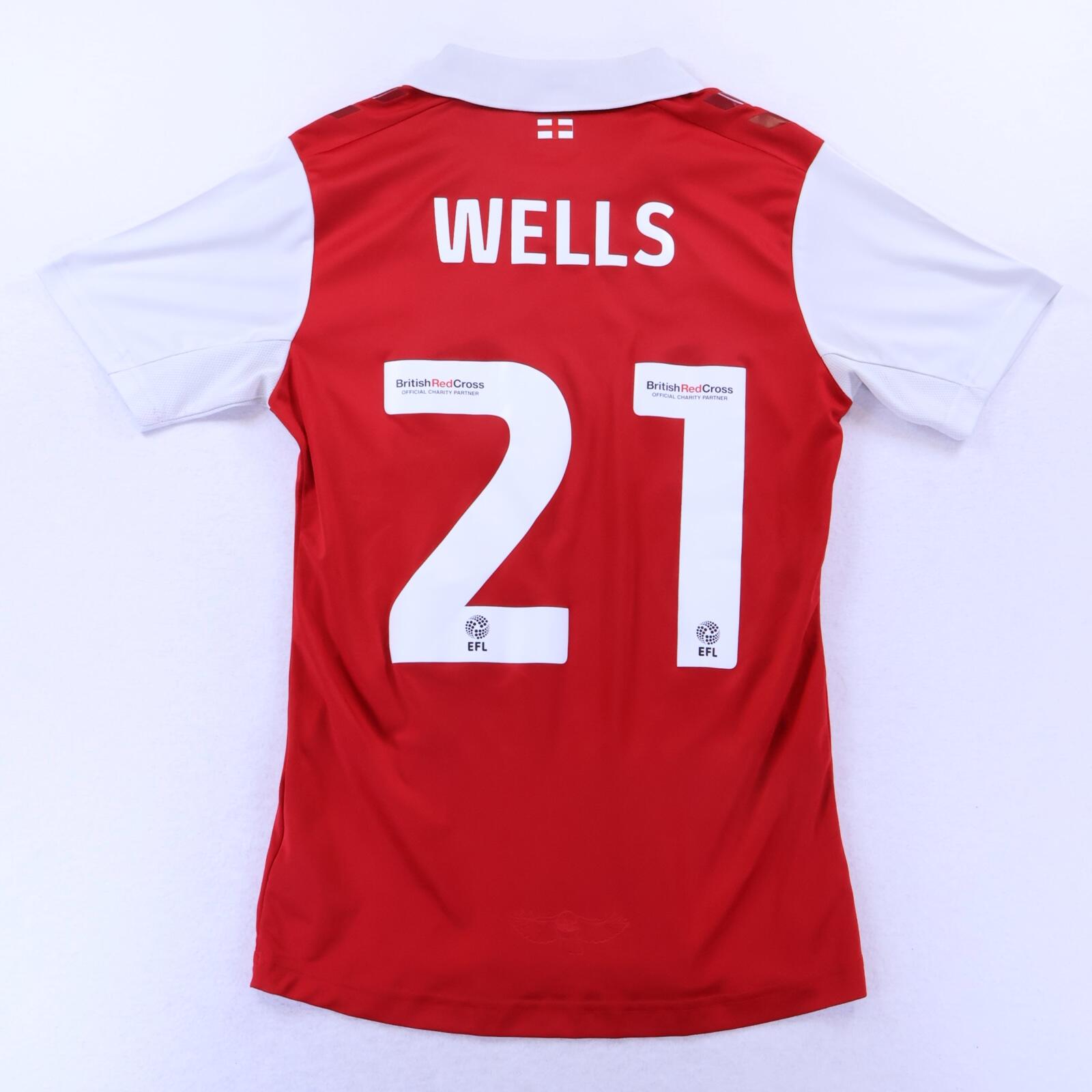 Bristol City F.C Wells #21 2022/23 Home Shirt - S