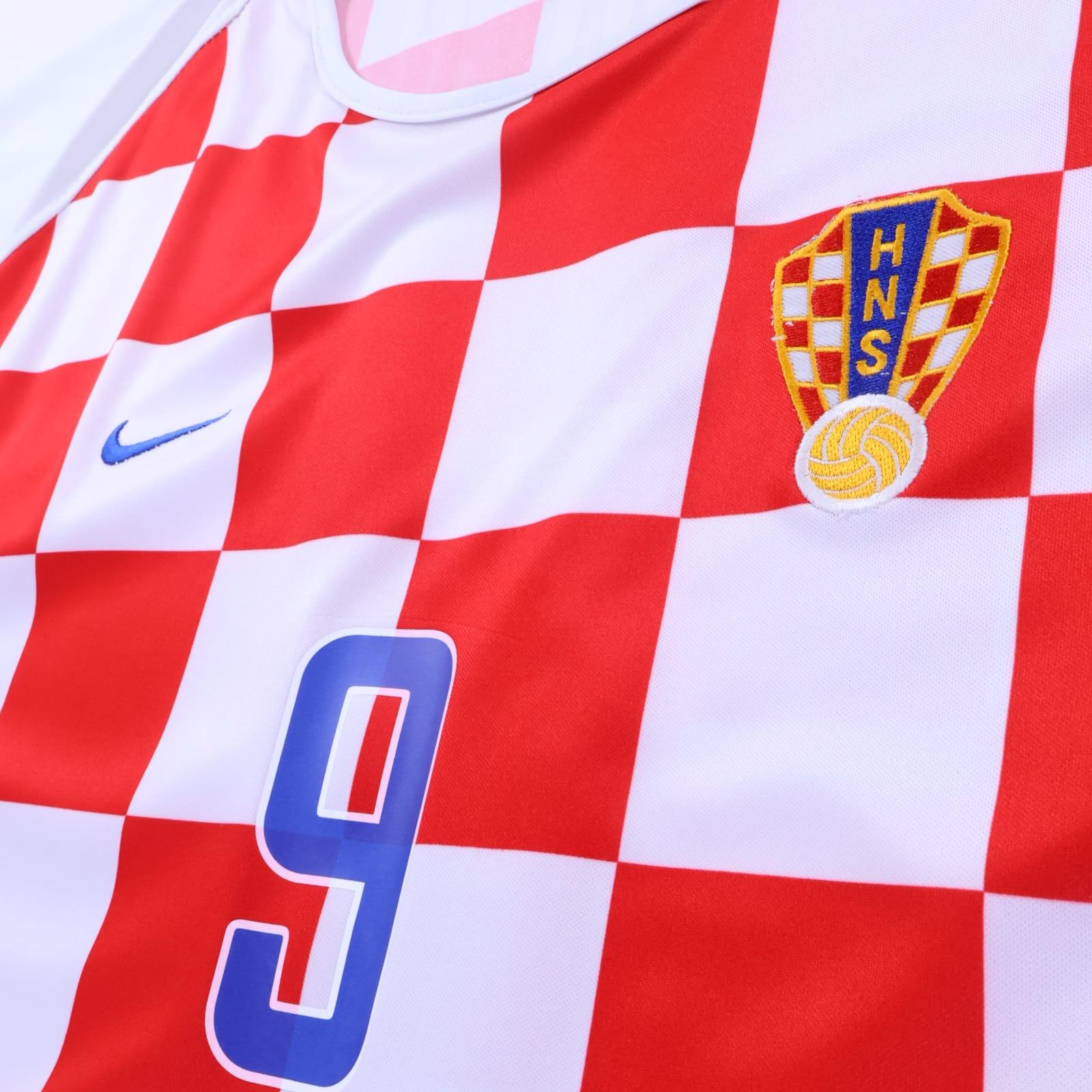 Croatia Suker #9 2002/04 Home Shirt - XL
