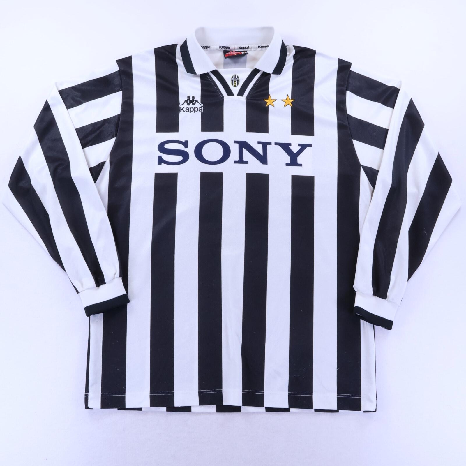 Juventus Del Piero #10 1995/97 Home Shirt - Long Sleeve - XL