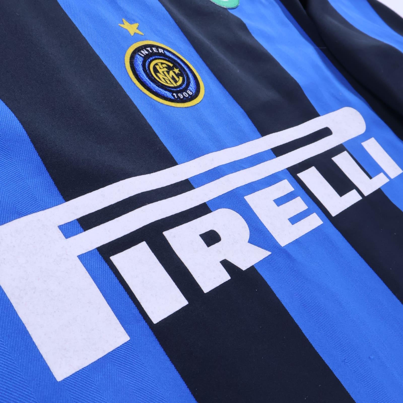 Inter Milan Adriano #10 2004/05 Home Shirt - M