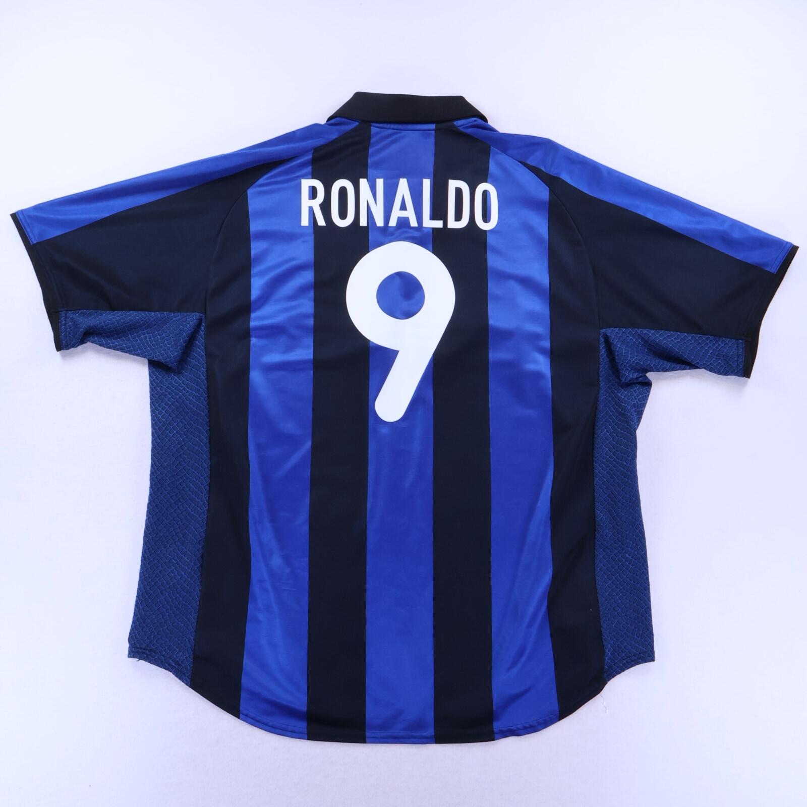 Inter Milan Ronaldo #9 2001/02 Home Shirt - XXL