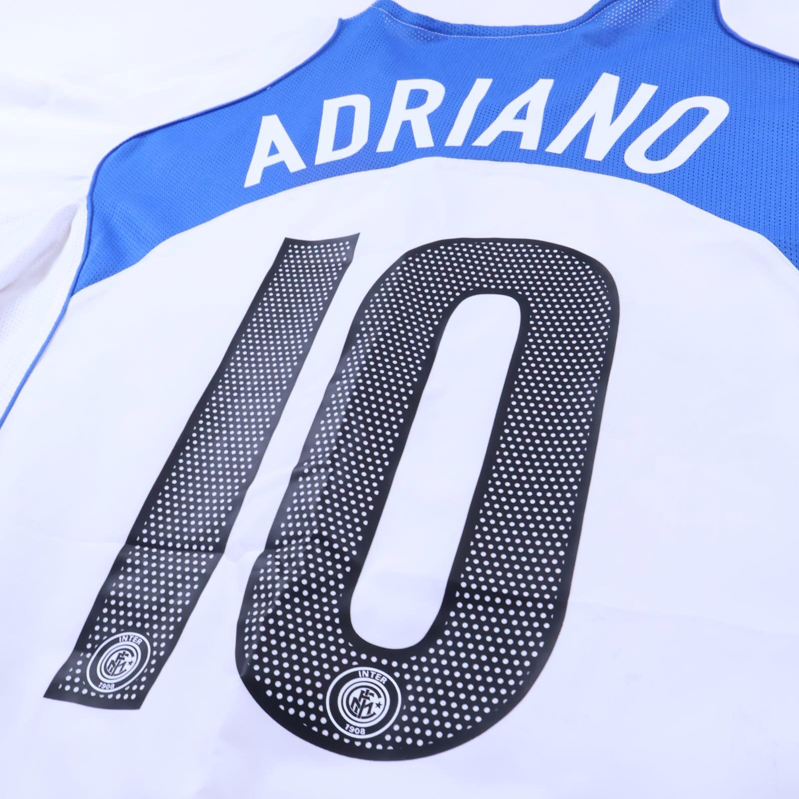 Inter Milan Adriano #10 2004/05 Away Shirt - L