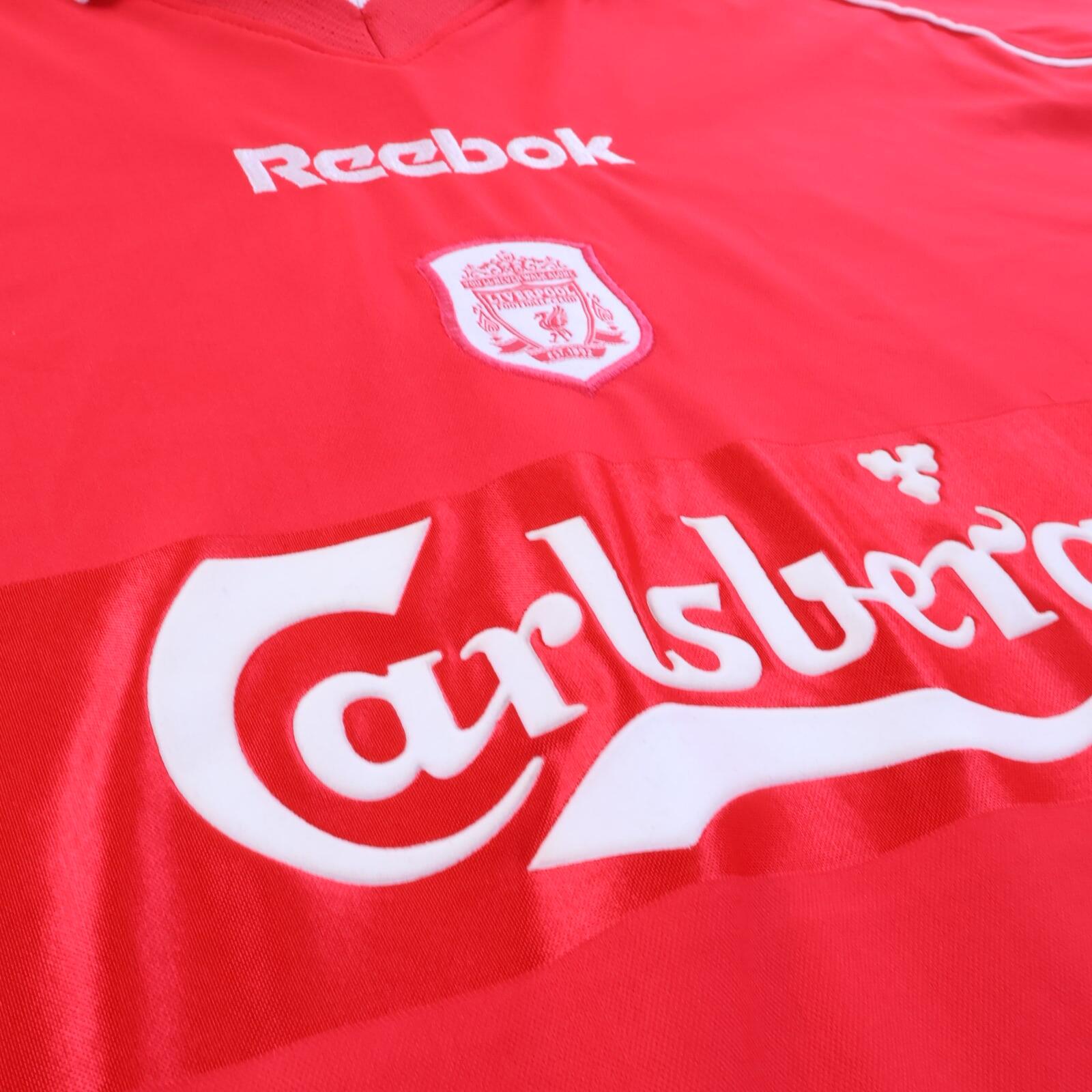 Liverpool F.C Smicer #7 2000/02 Home Shirt - Long Sleeve - XL