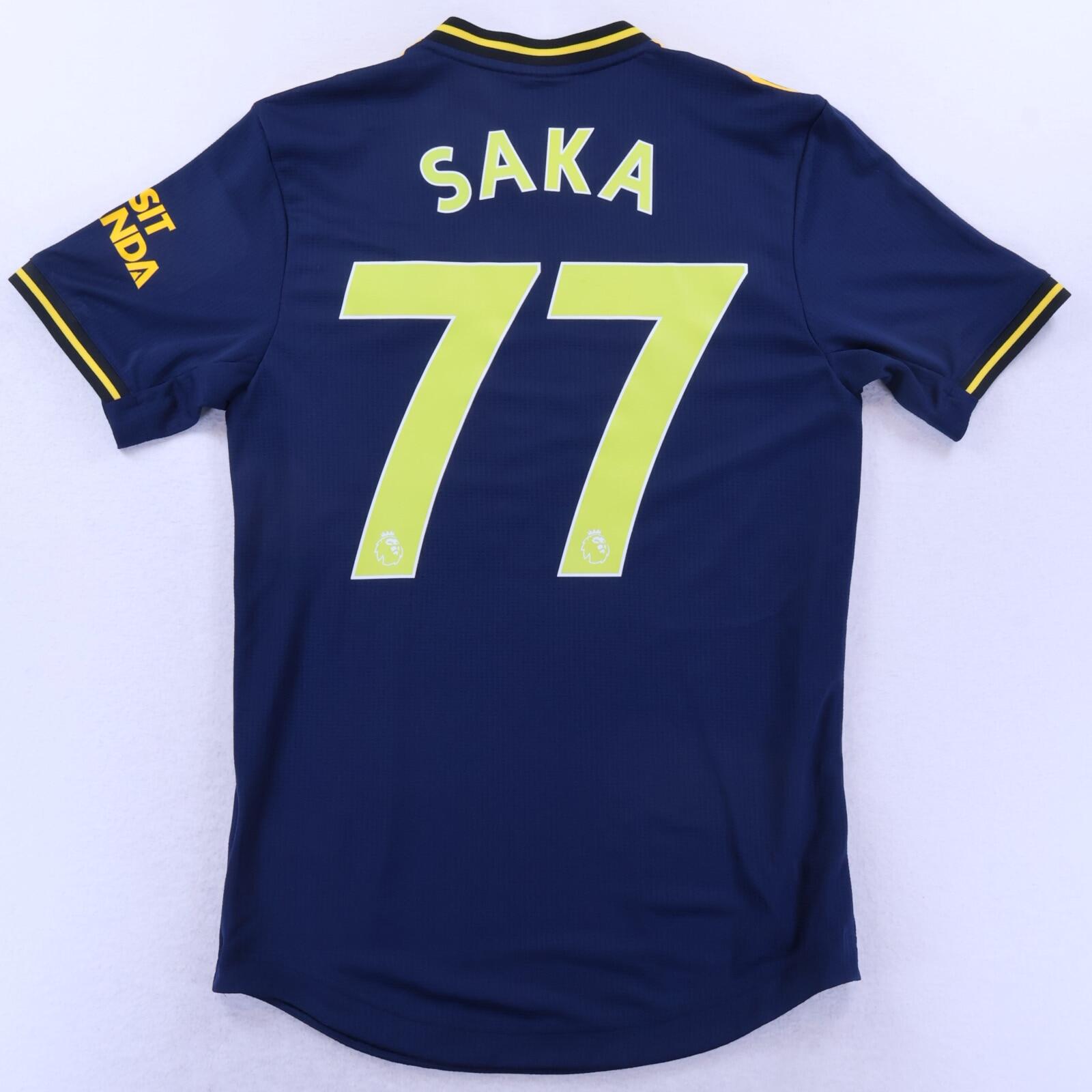 *NWT* Arsenal Saka #77 2019/20 Third Shirt - Player Issued - S