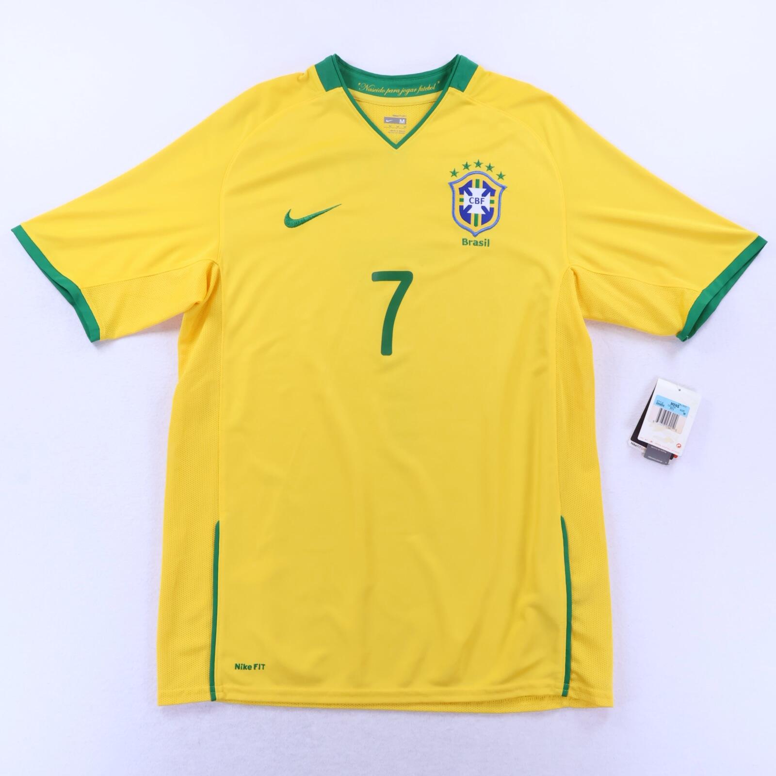 Brazil Elano #7 2006/07 Home Shirt - Player Issue - M