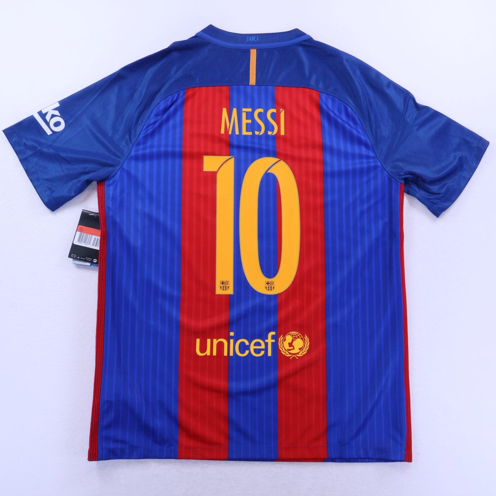 *NWT* Barcelona Messi #10 2016/17 Home Shirt - L