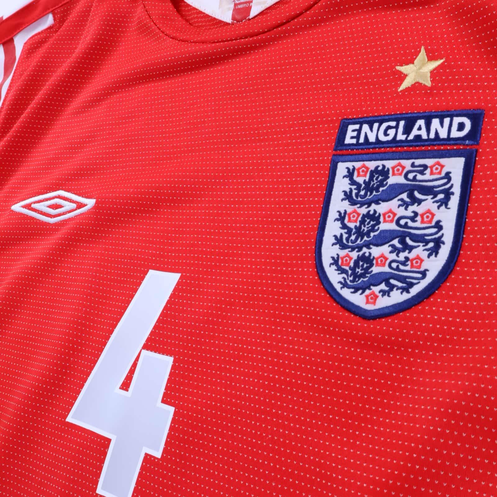 England Gerrard #4 2004/06 Away Shirt - L