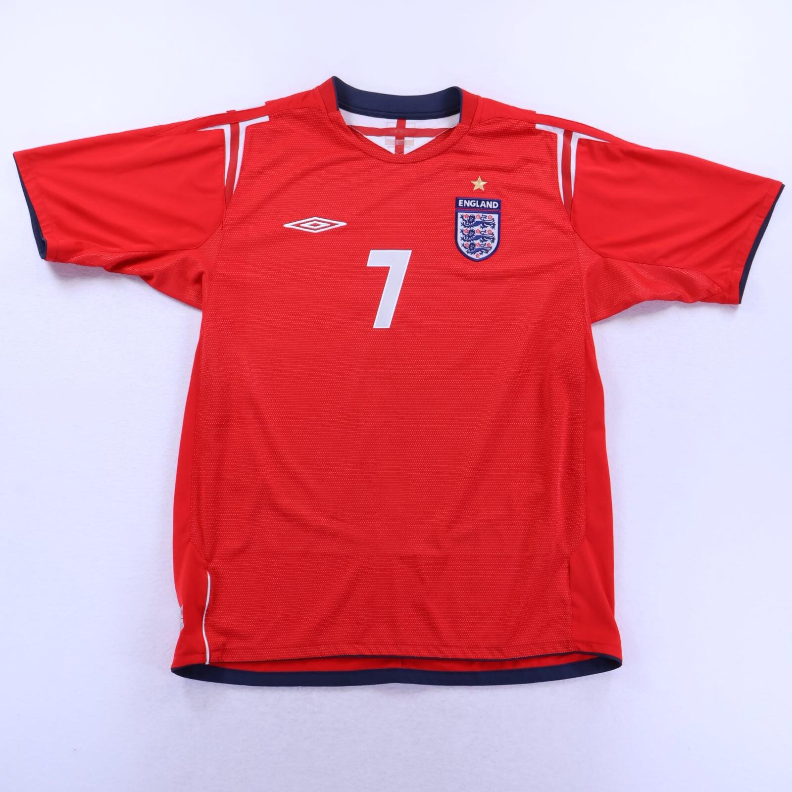 England Beckham #7 2004/06 Away Shirt - L