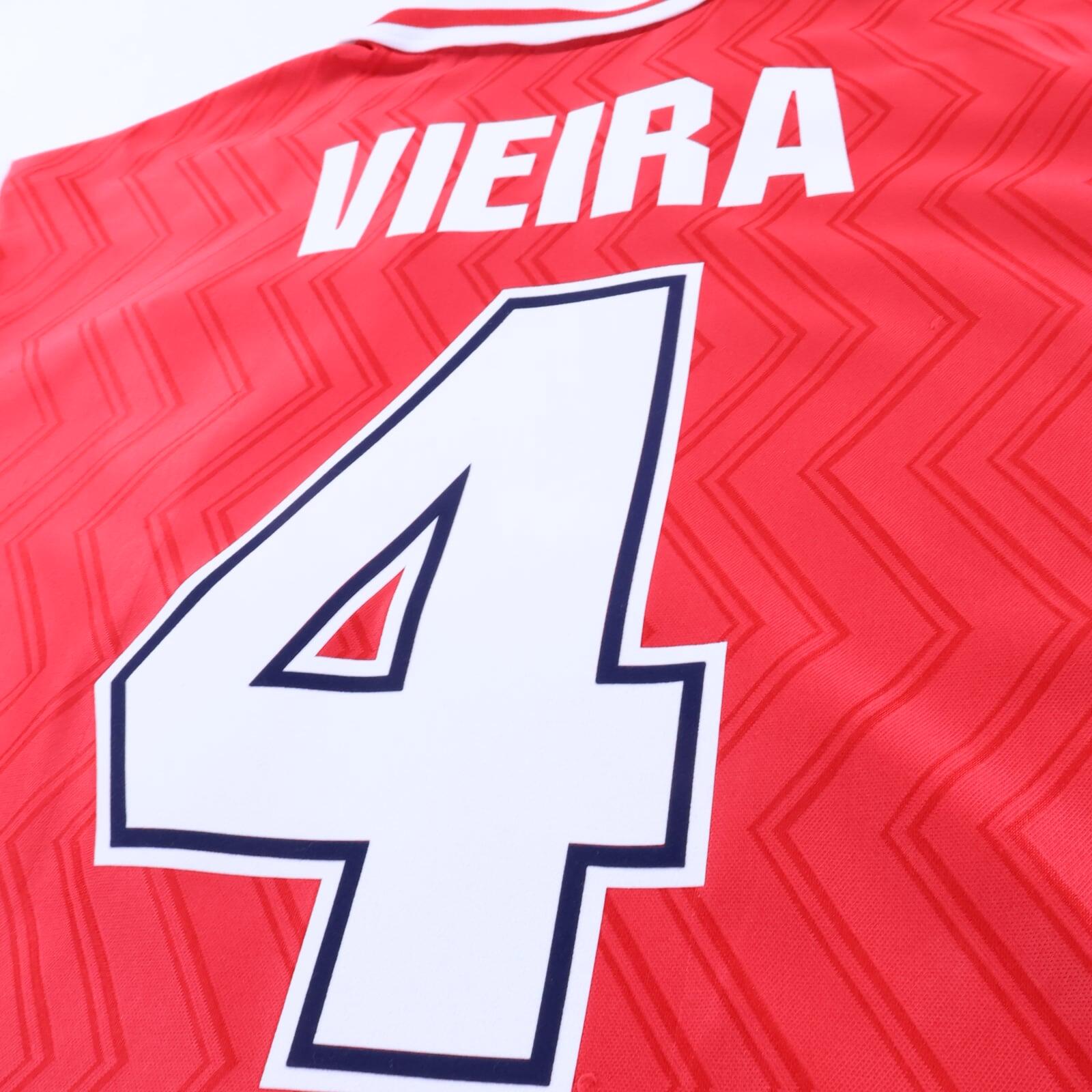 Arsenal Viera #4 1996/97 Home Shirt - M