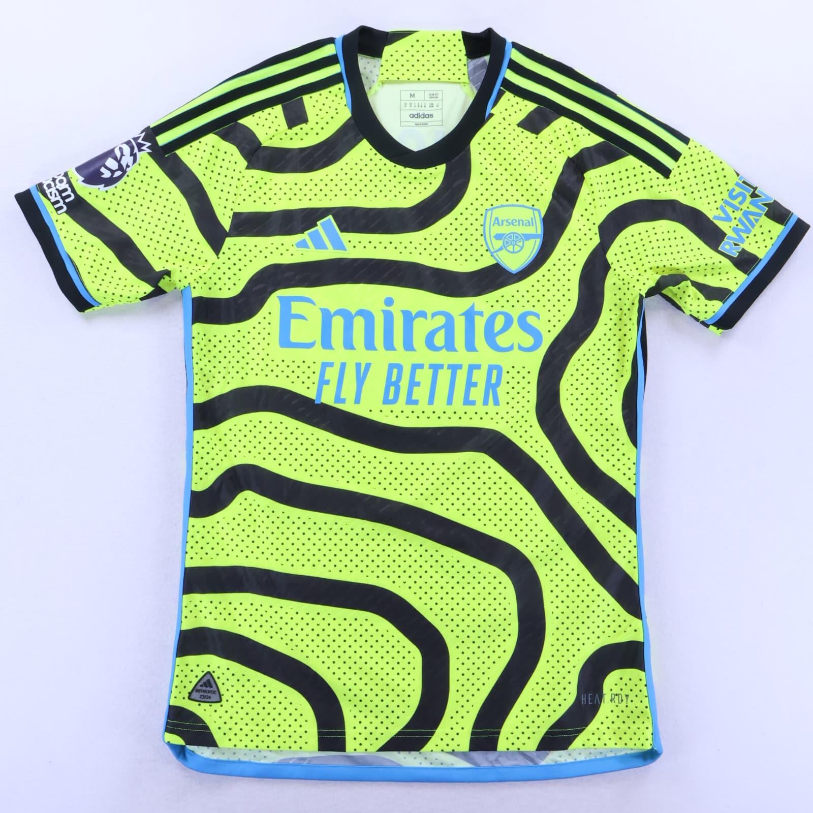 *MINT* Arsenal Rice #41 2023/24 Match Issue Away Shirt - M