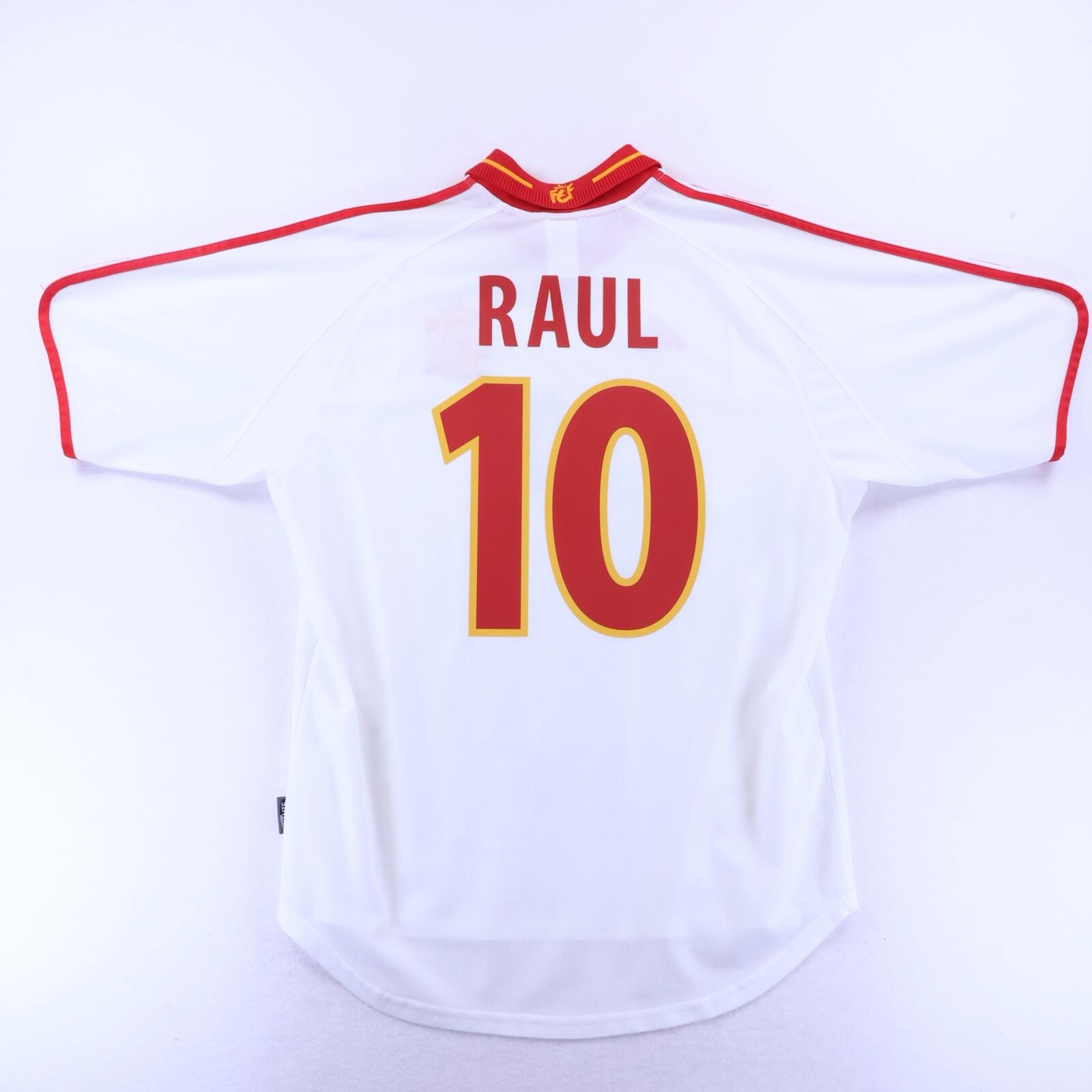 Spain Raul #10 2000/02 Away Shirt - L