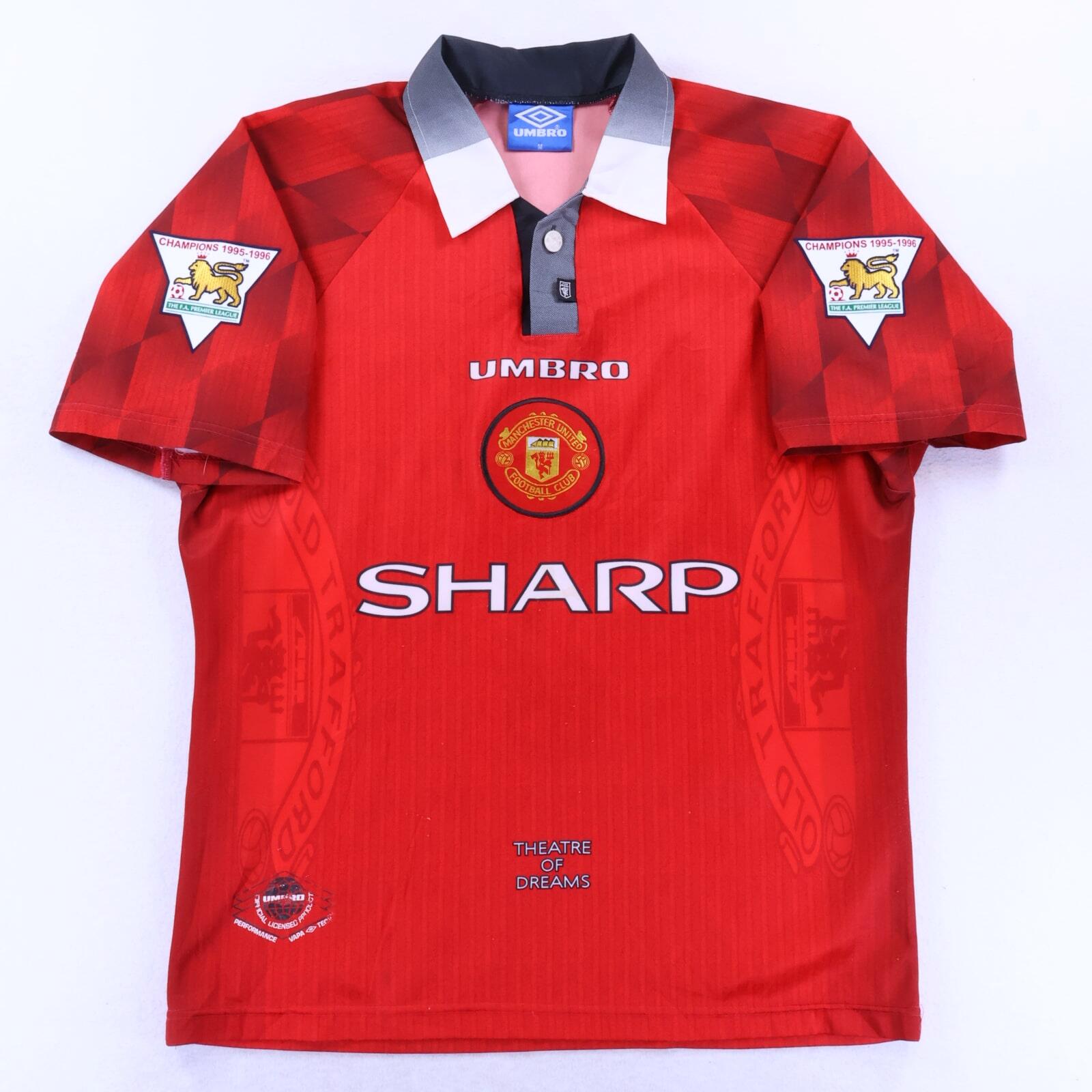 Manchester United Cantona #7 1996/97 Home Shirt - M