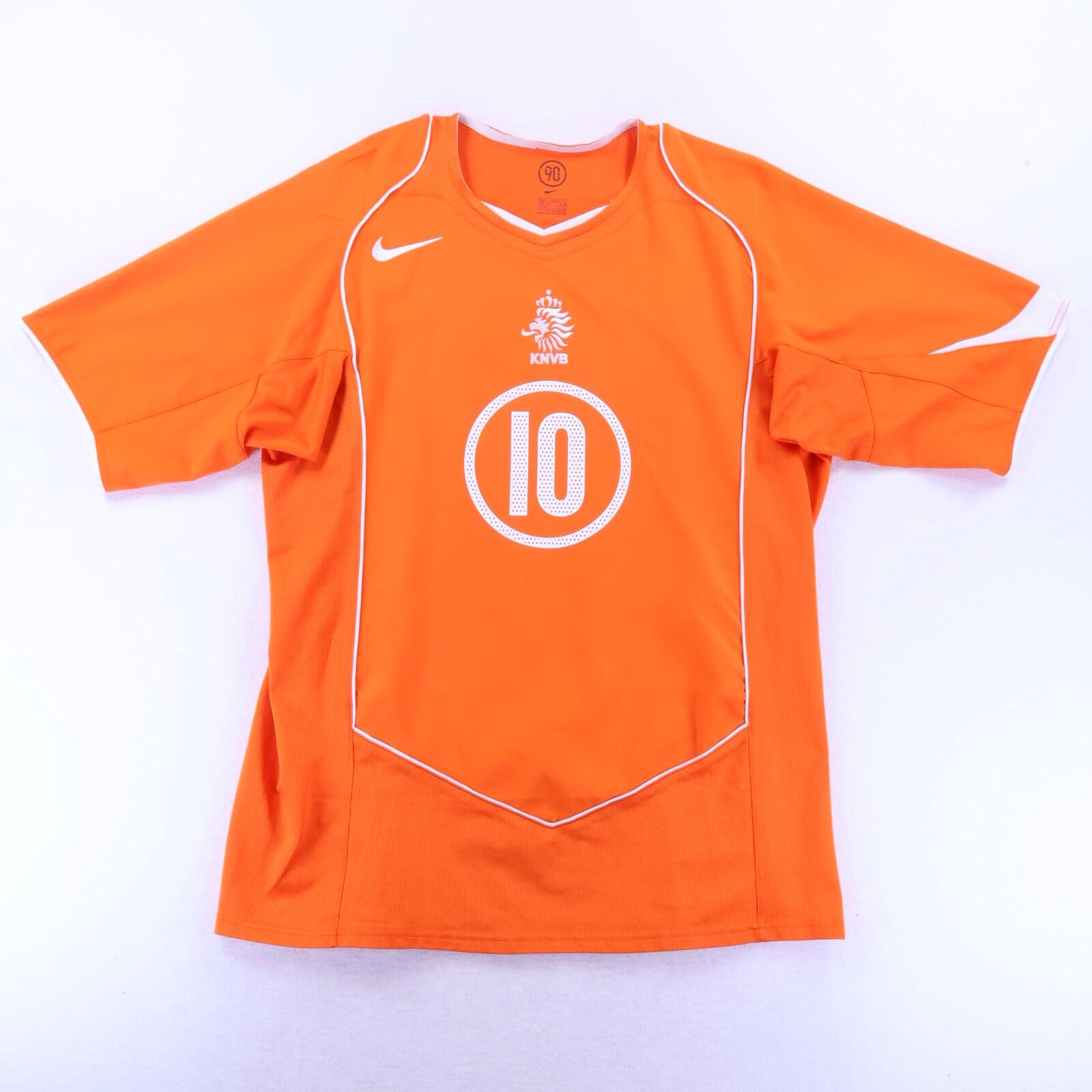 Netherlands V. Nistelrooy #10 2004/05 Home Shirt - L