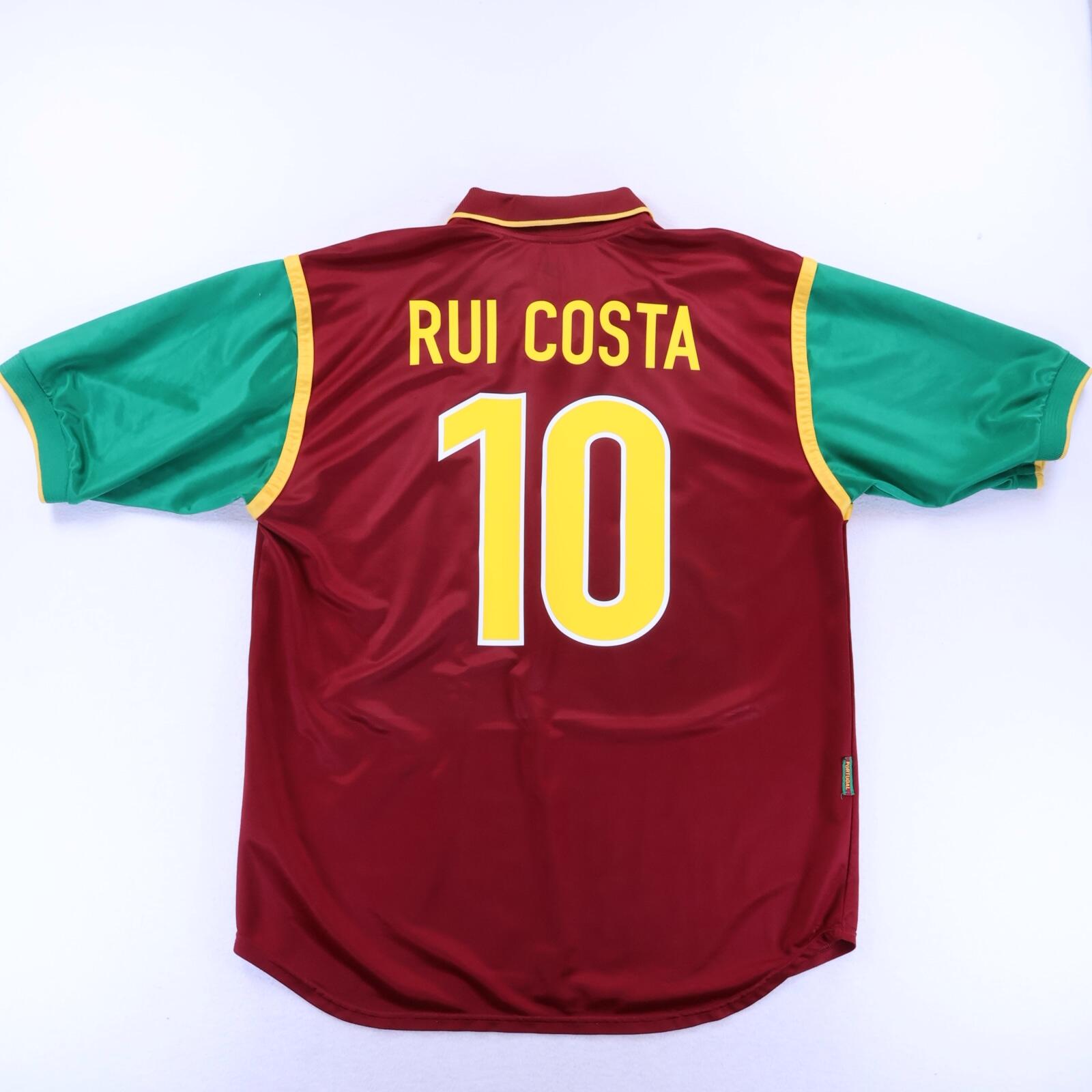 *MINT* Portugal Rui Costa #10 1998/99 Home Shirt - XL