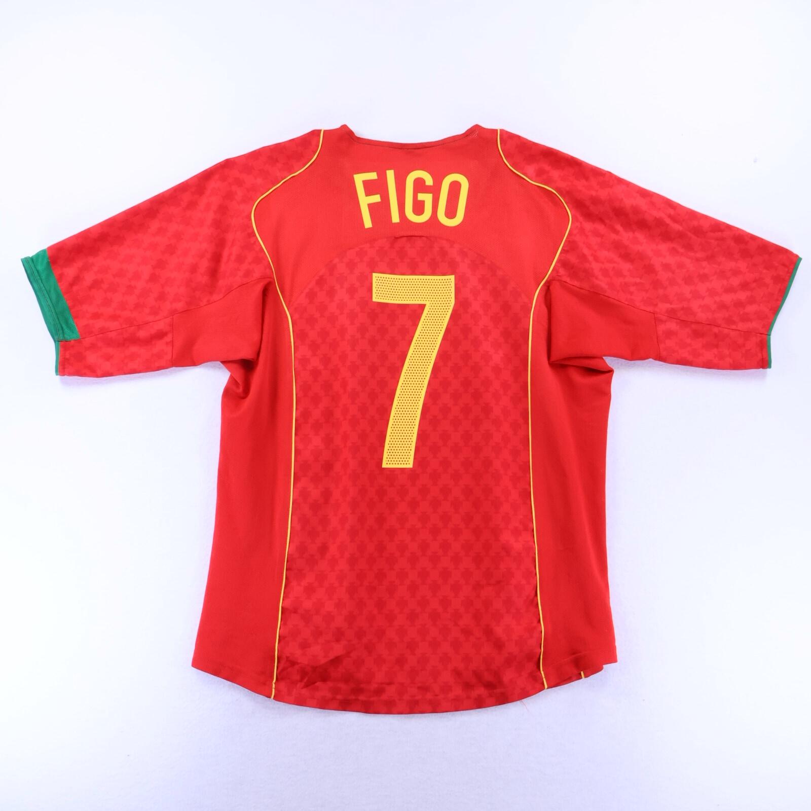 Portugal Figo #7 2004/06 Home Shirt - L