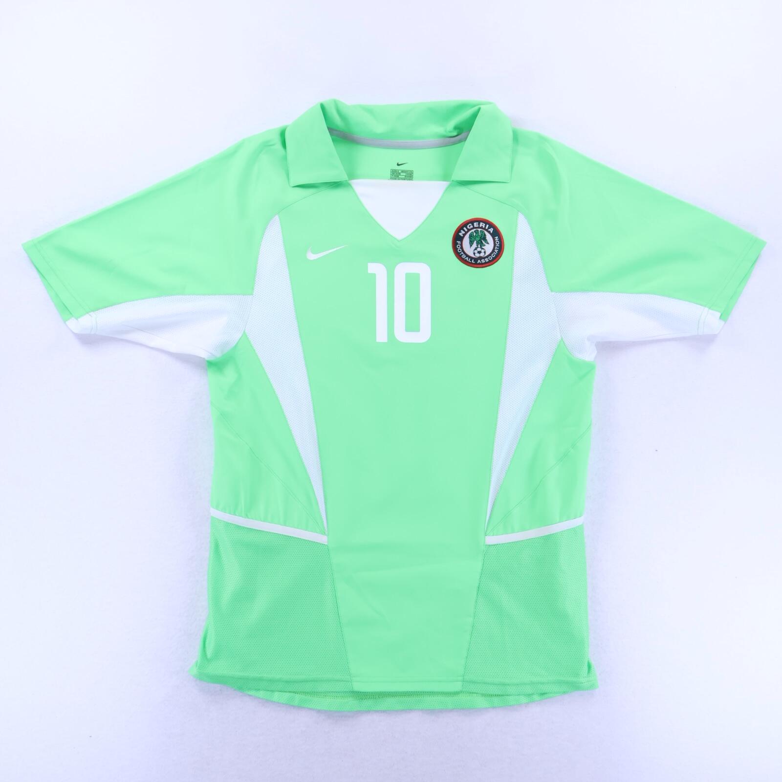 *MINT* Nigeria Okocha #10 2002/04 Home Shirt - S