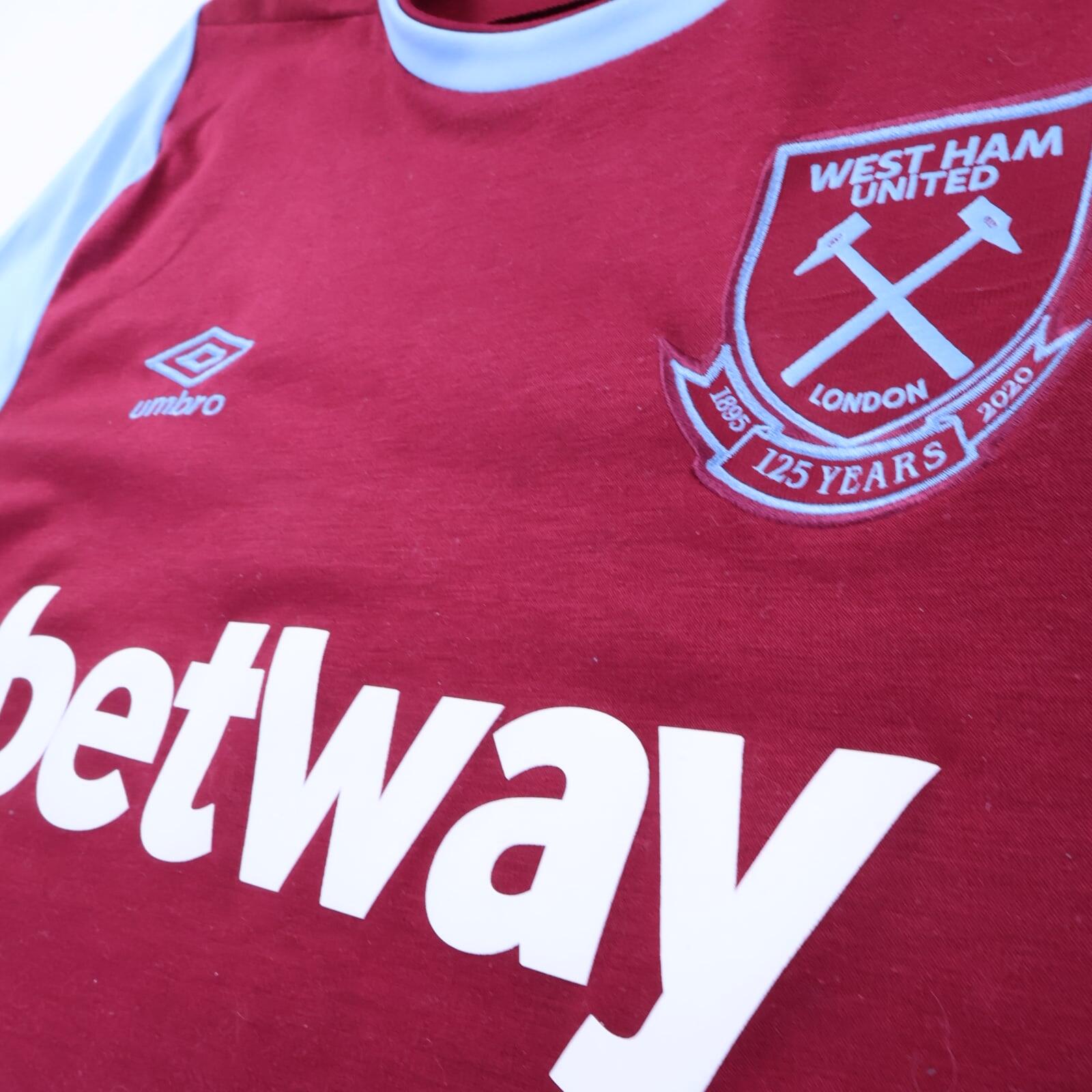 West Ham United 2020/21 Home Shirt - Long Sleeve - 3XL