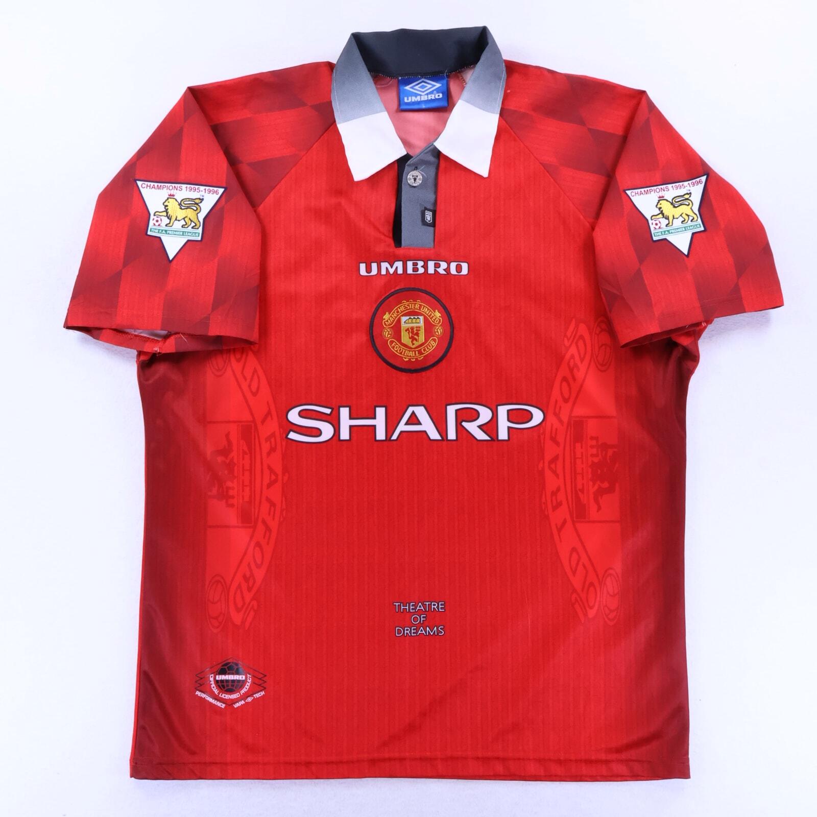 Manchester United Cantona #7 1996/97 Home Shirt - L