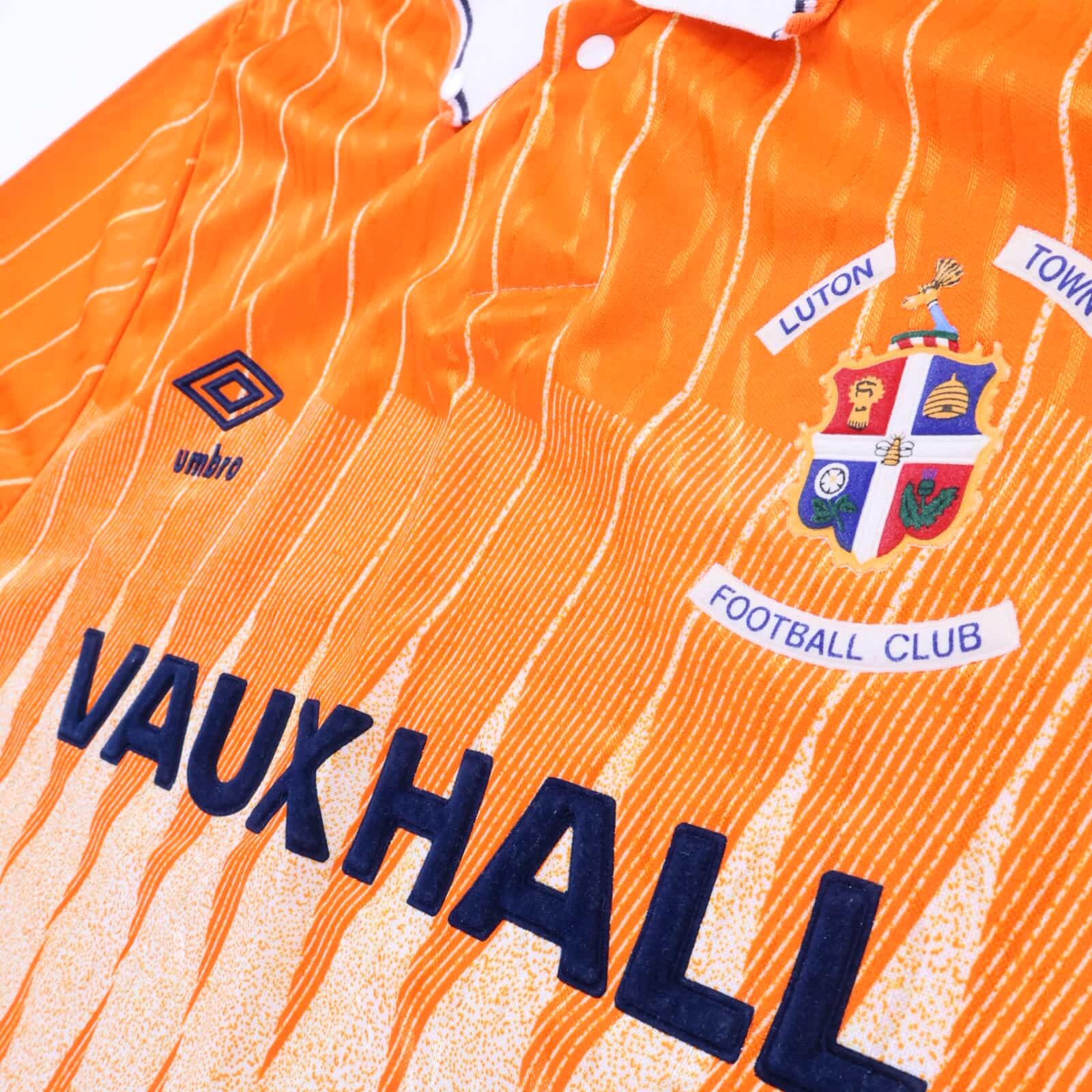 Luton Town 1990/91 Away Shirt - M