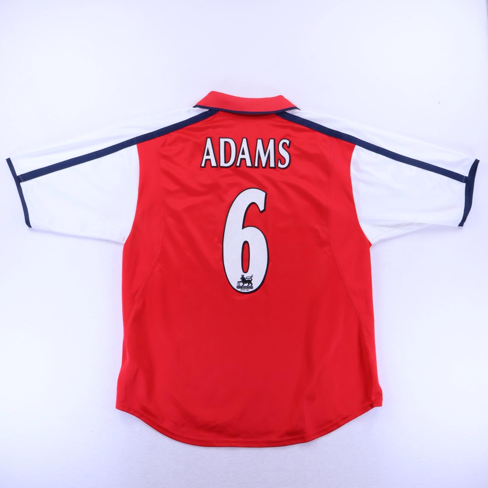 Arsenal Adams #6 1999/00 Home Shirt - L